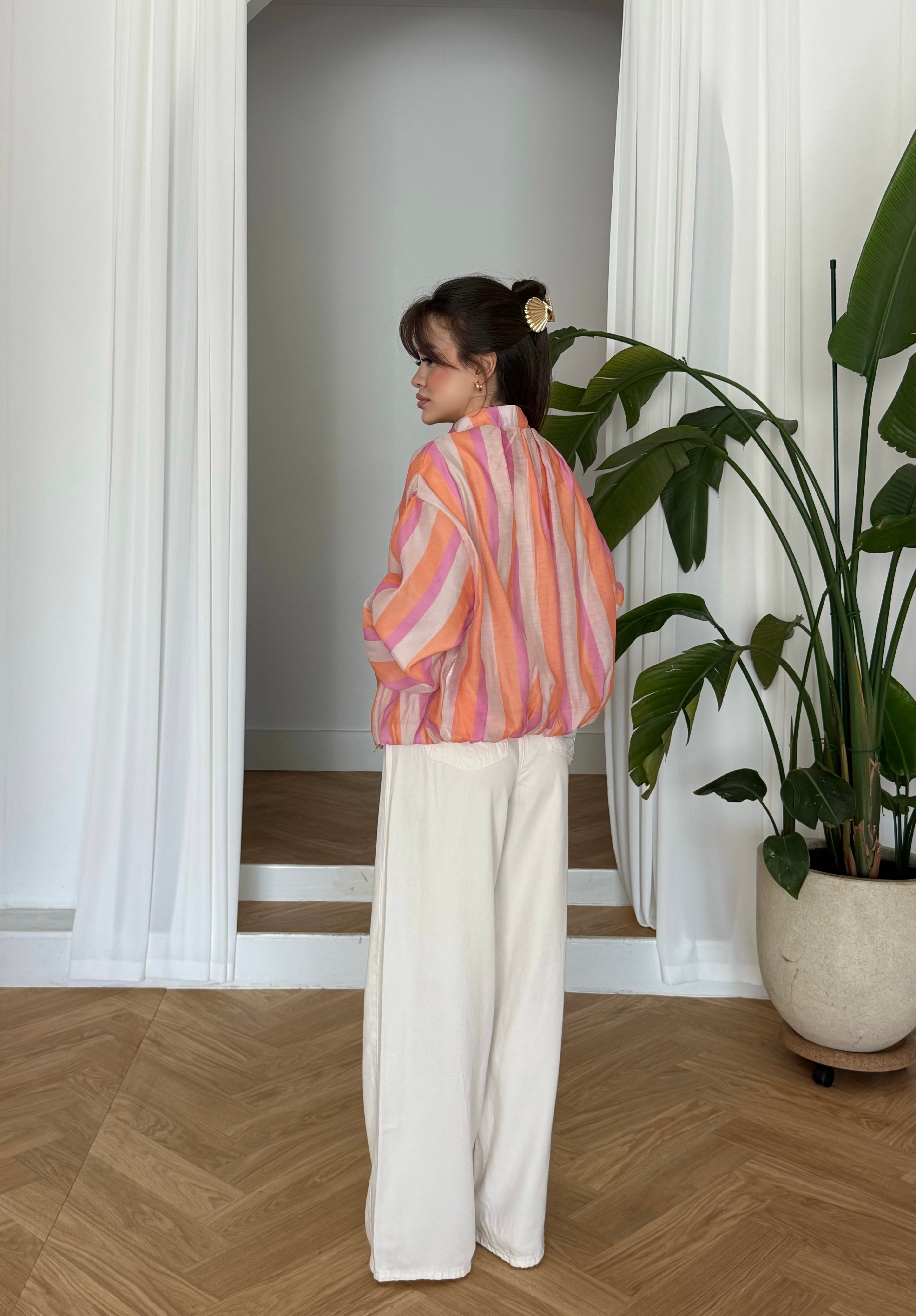 Denim Tensel Palazzo Jean