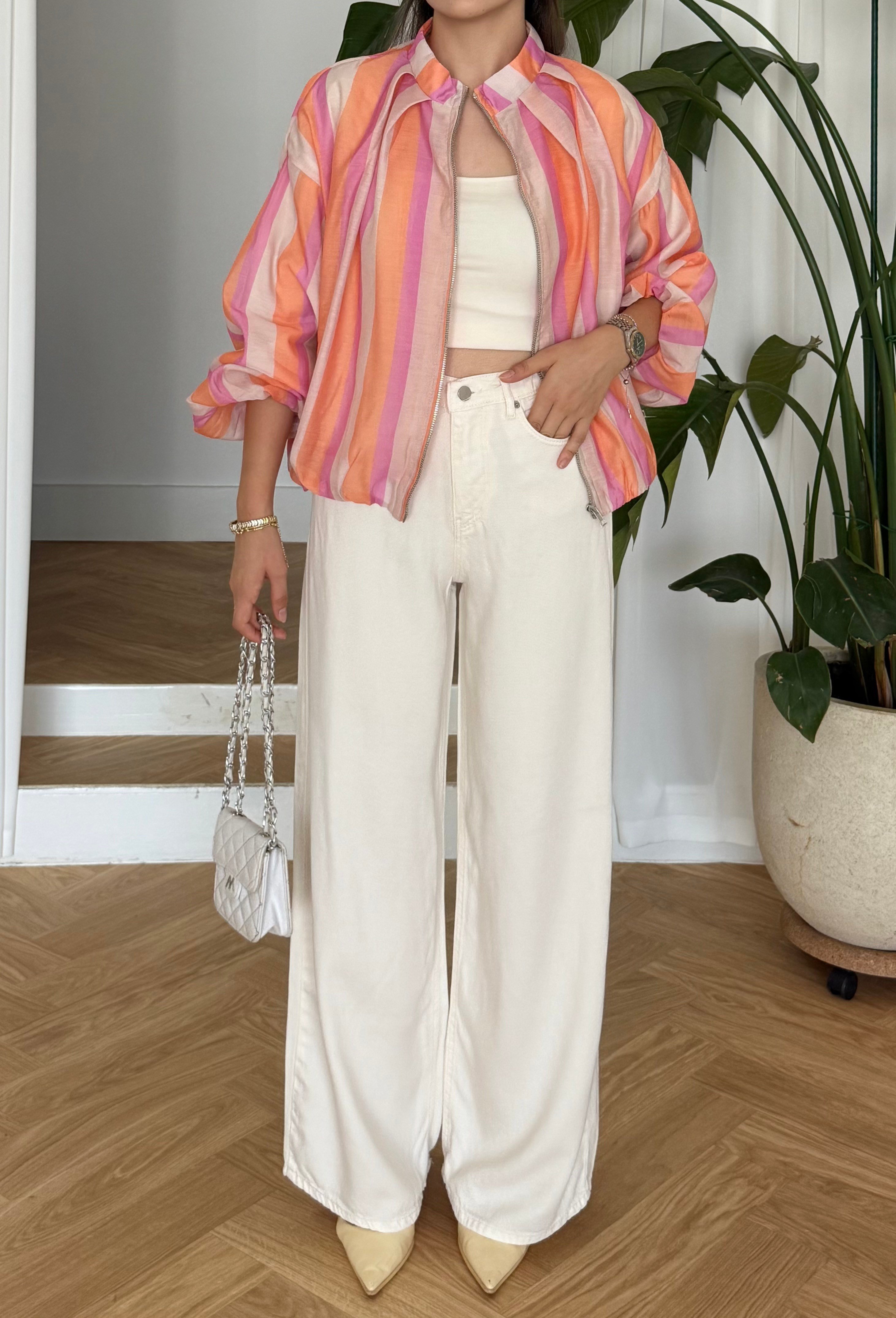 Denim Tensel Palazzo Jean