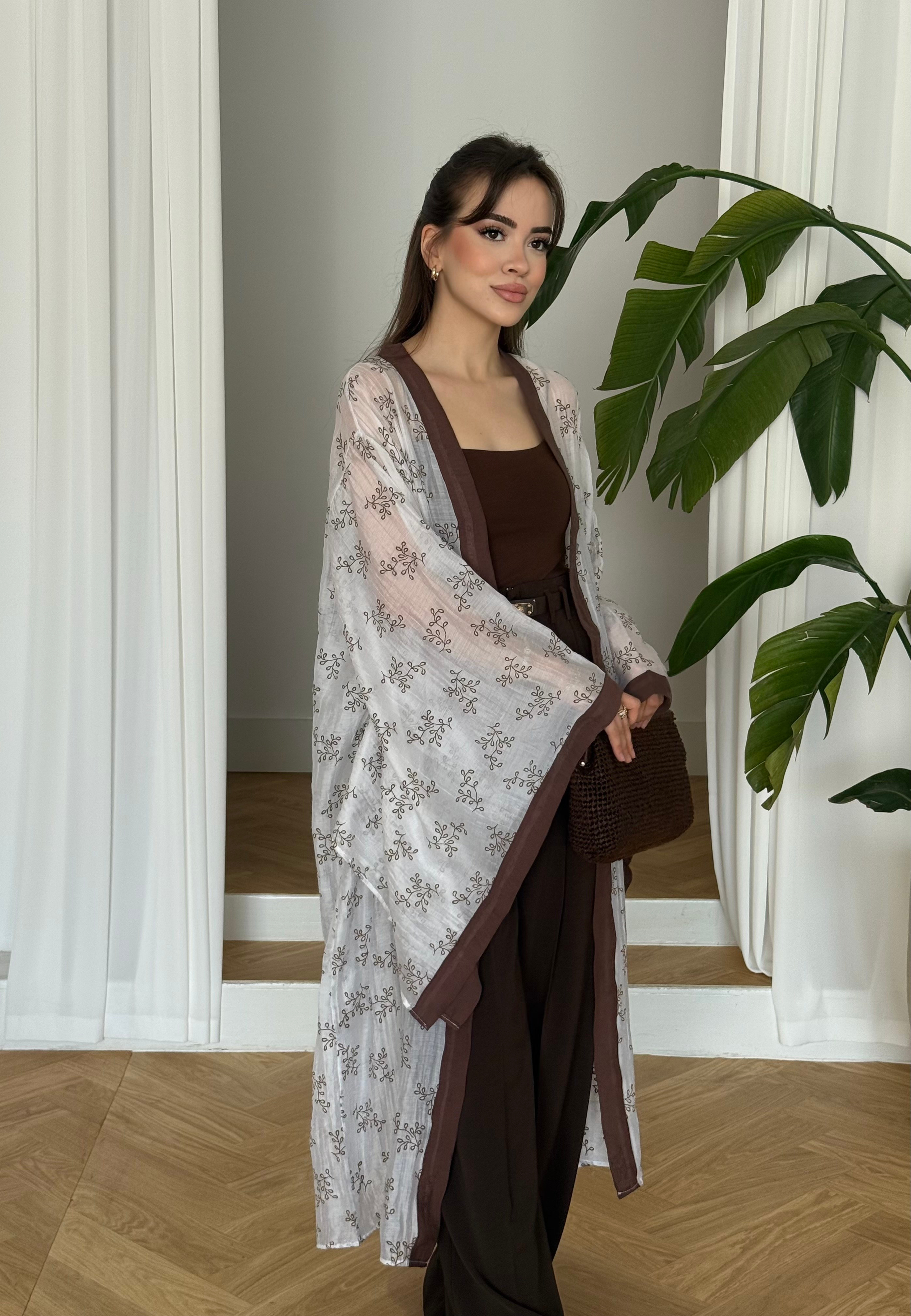 Nakıl İşlemeli Kimono
