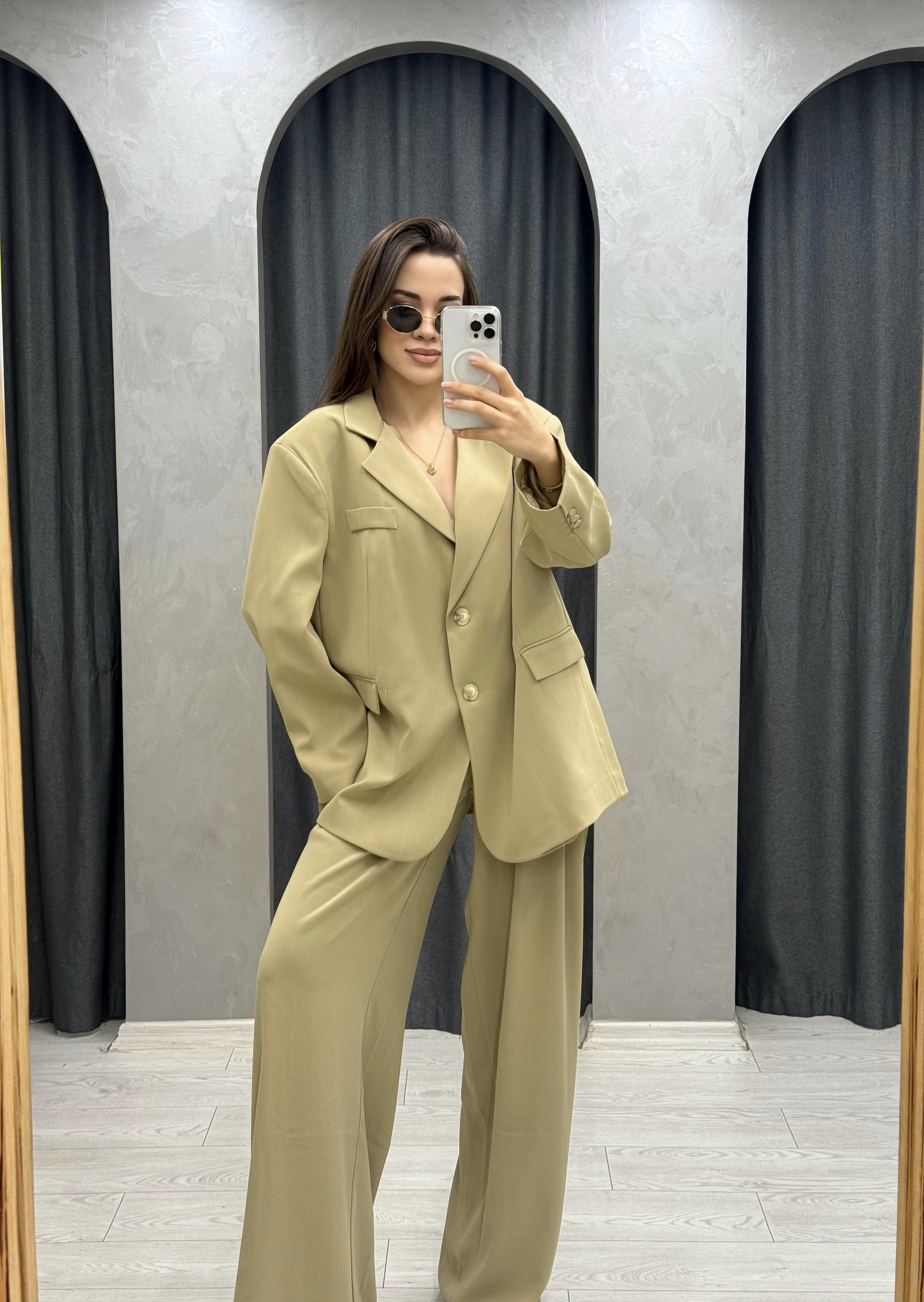 Oversize Model Ceket Pantolon Takım