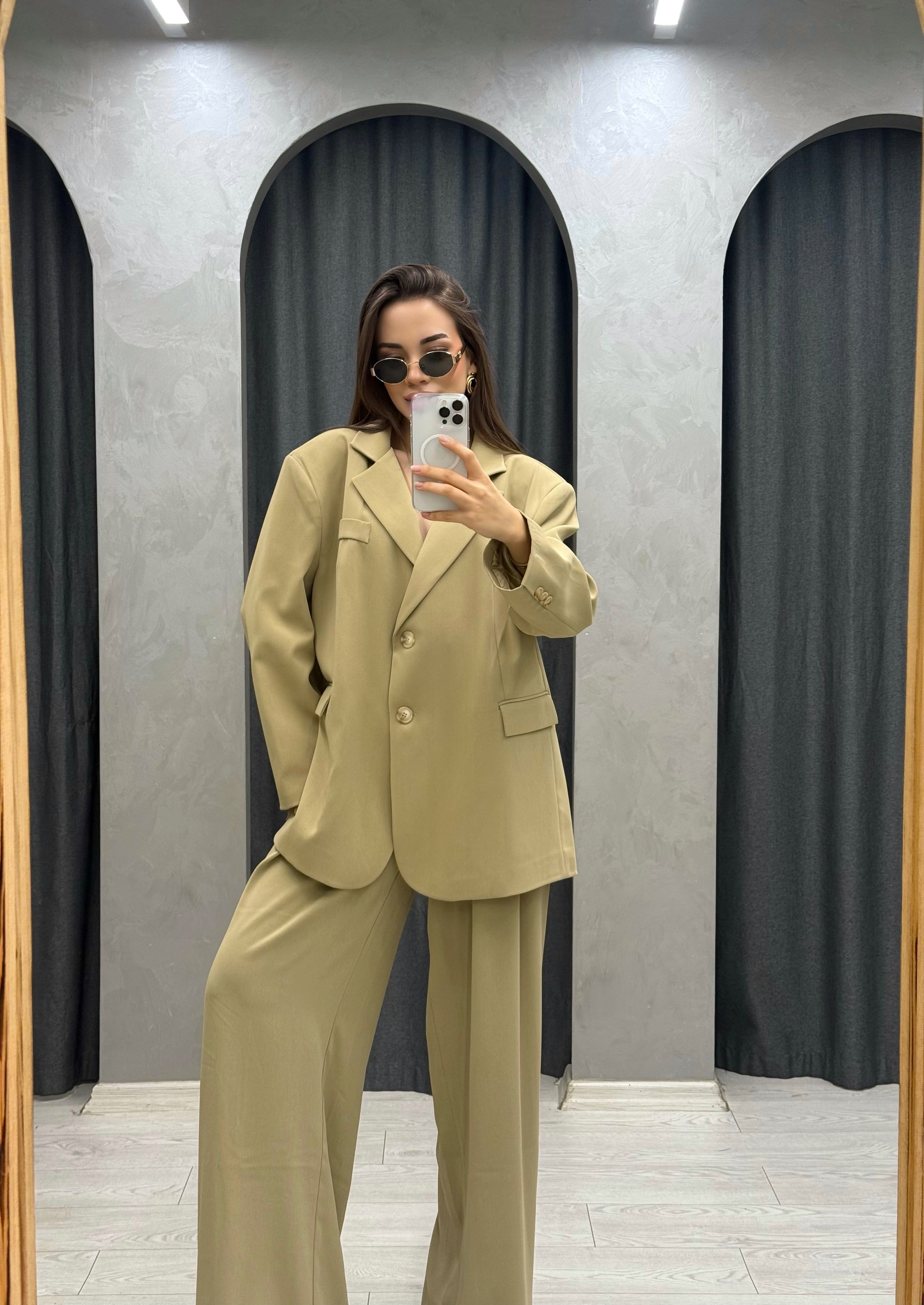 Oversize Model Ceket Pantolon Takım