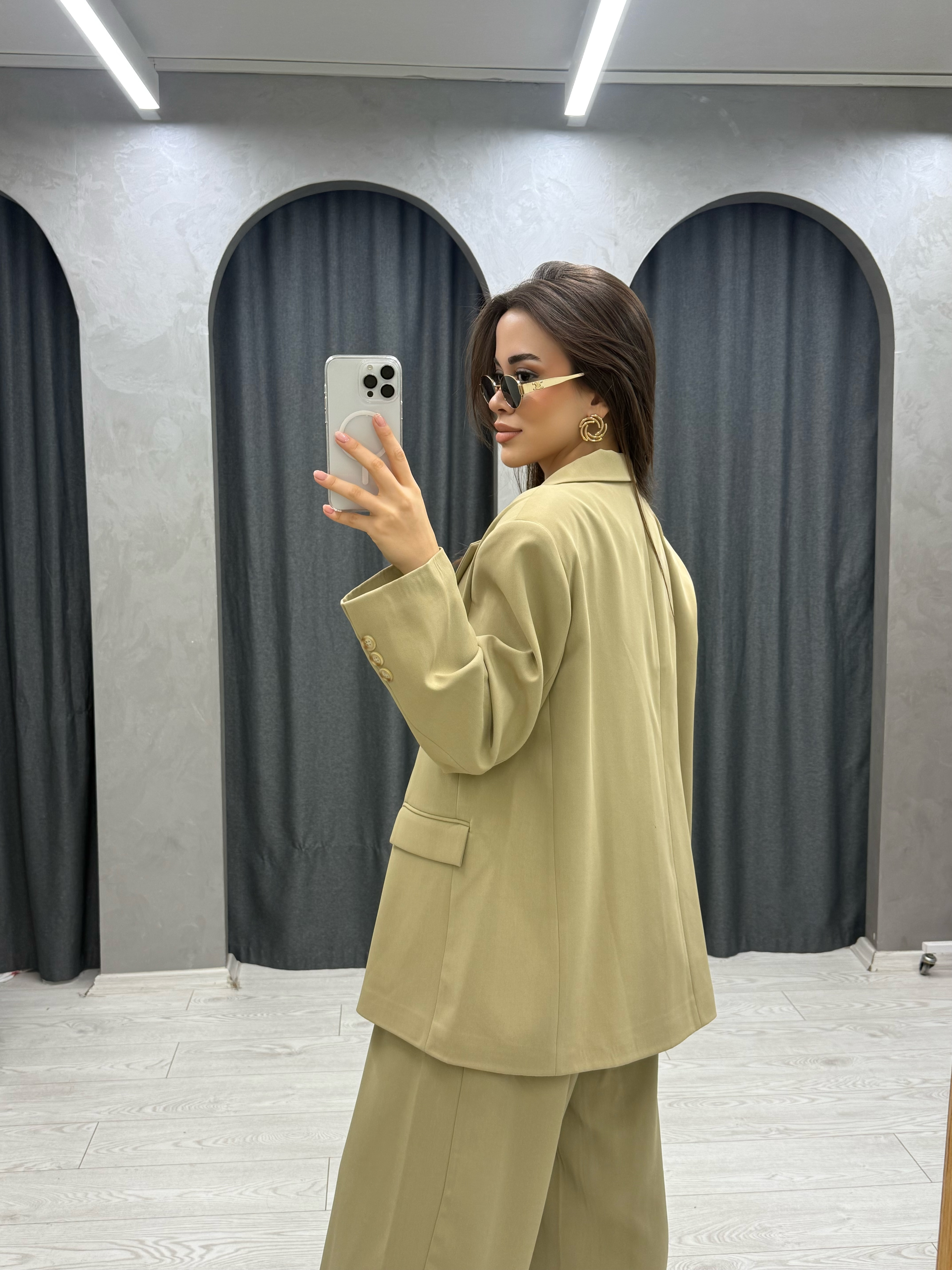 Oversize Model Ceket Pantolon Takım