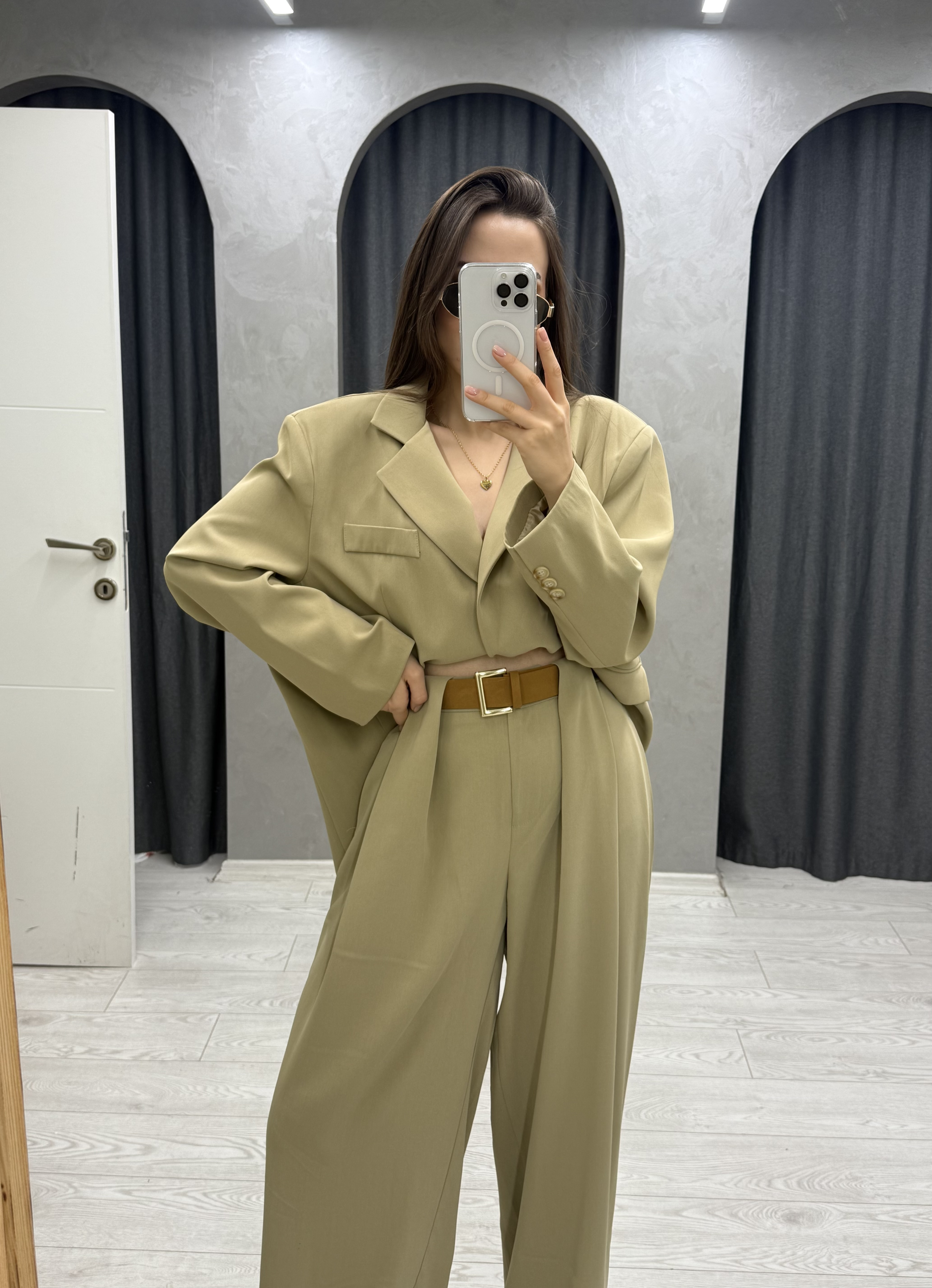 Oversize Model Ceket Pantolon Takım