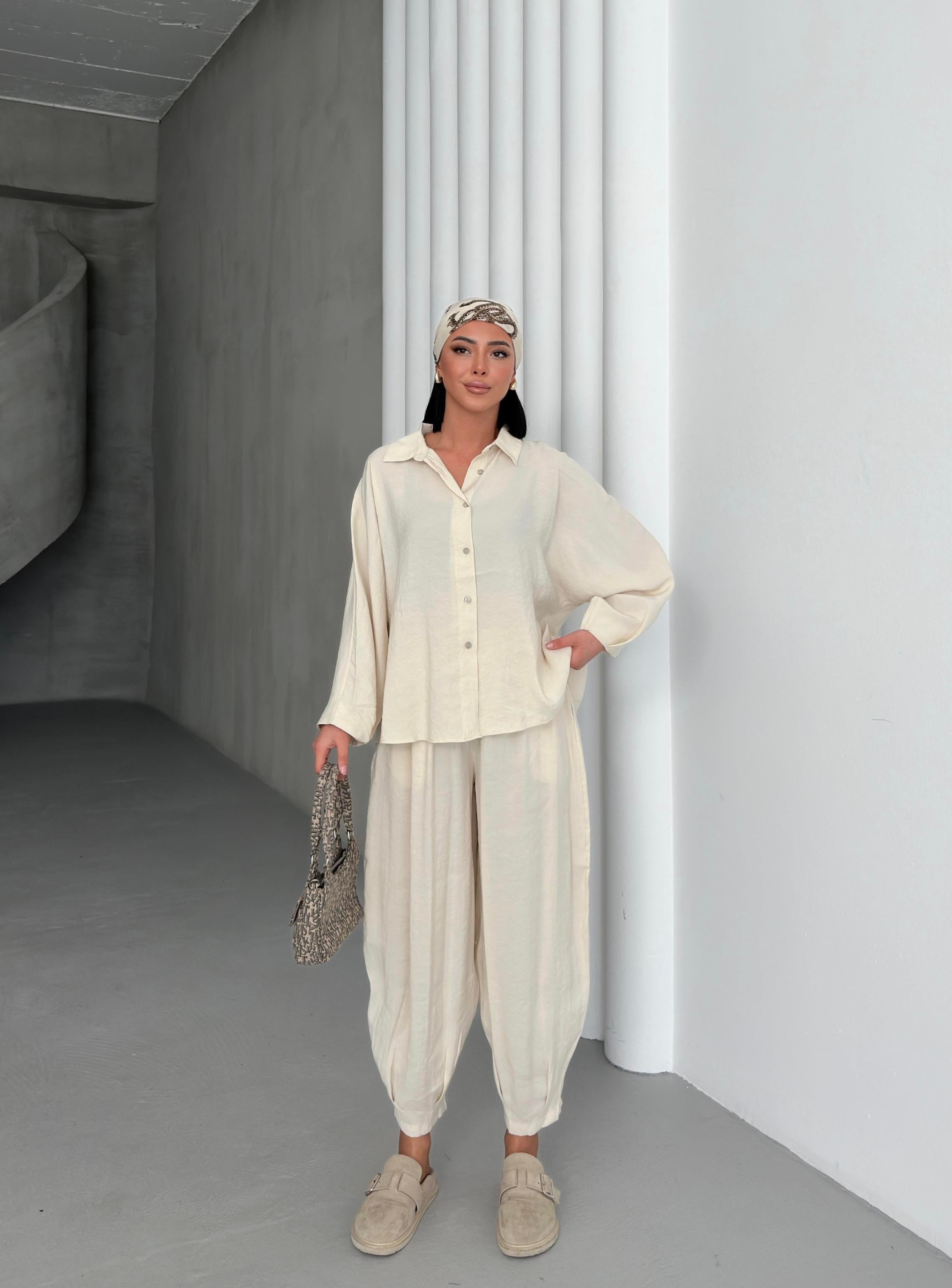 Şalvar Model Tensel Takım