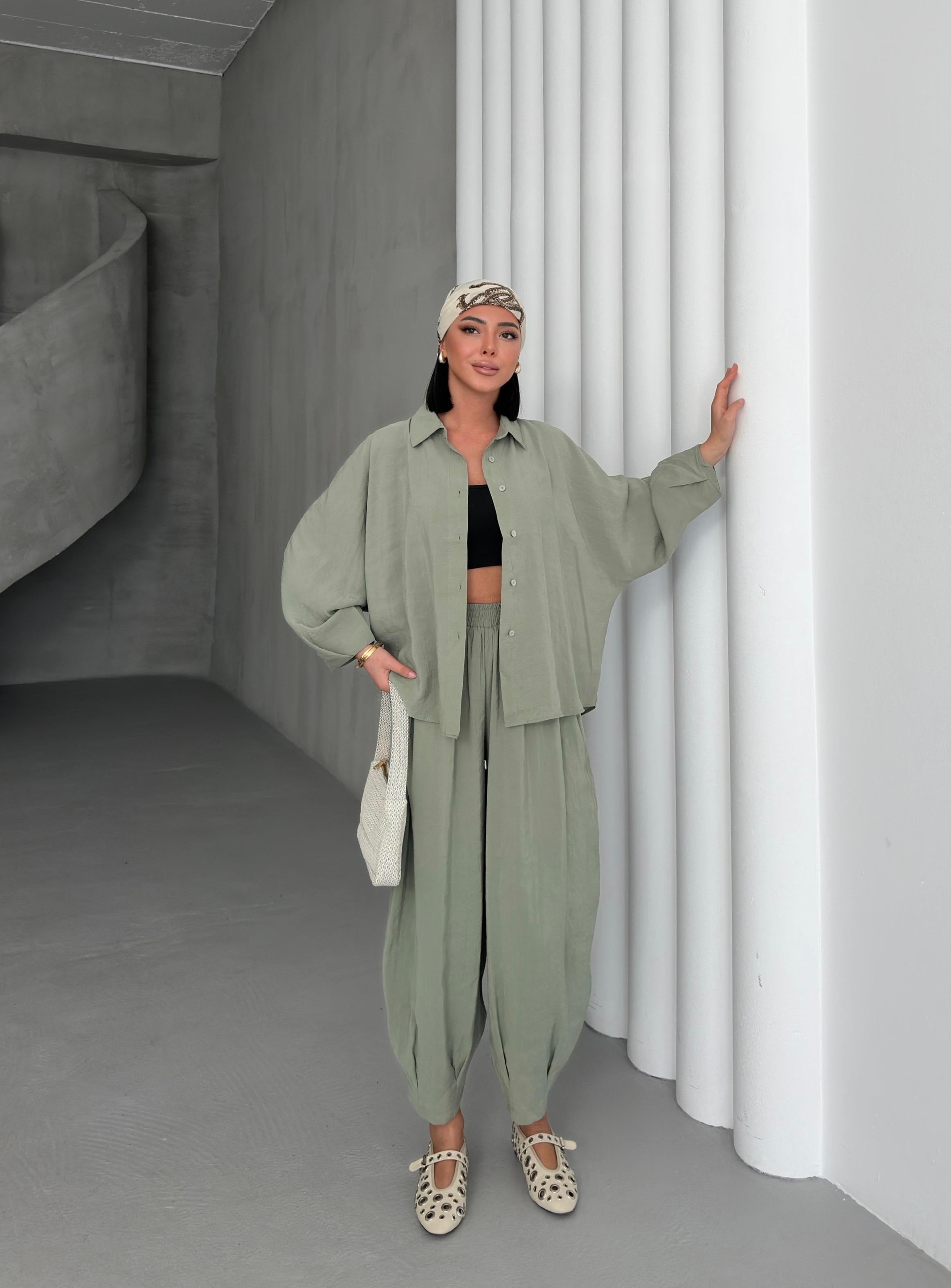 Şalvar Model Tensel Takım