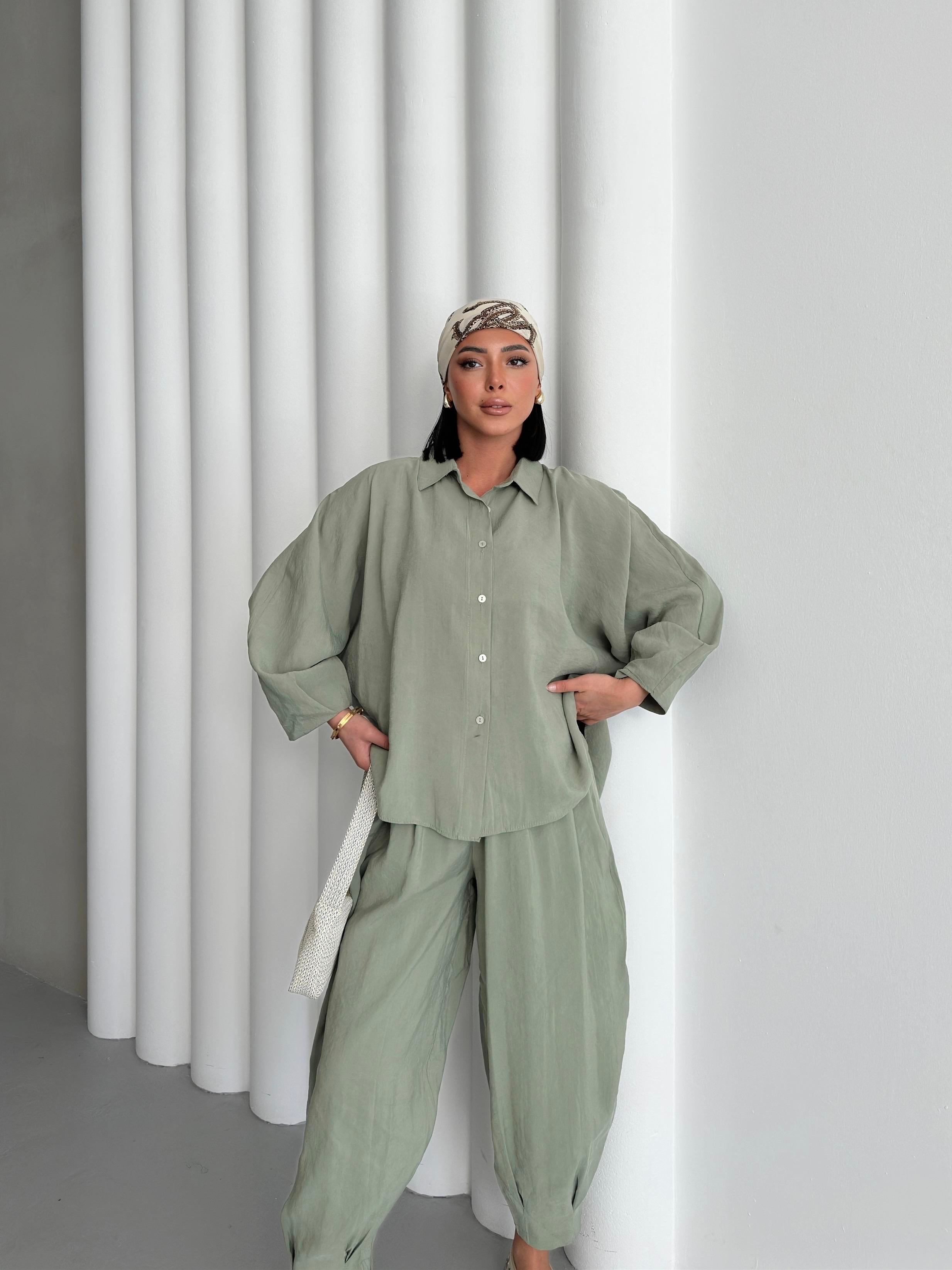 Şalvar Model Tensel Takım