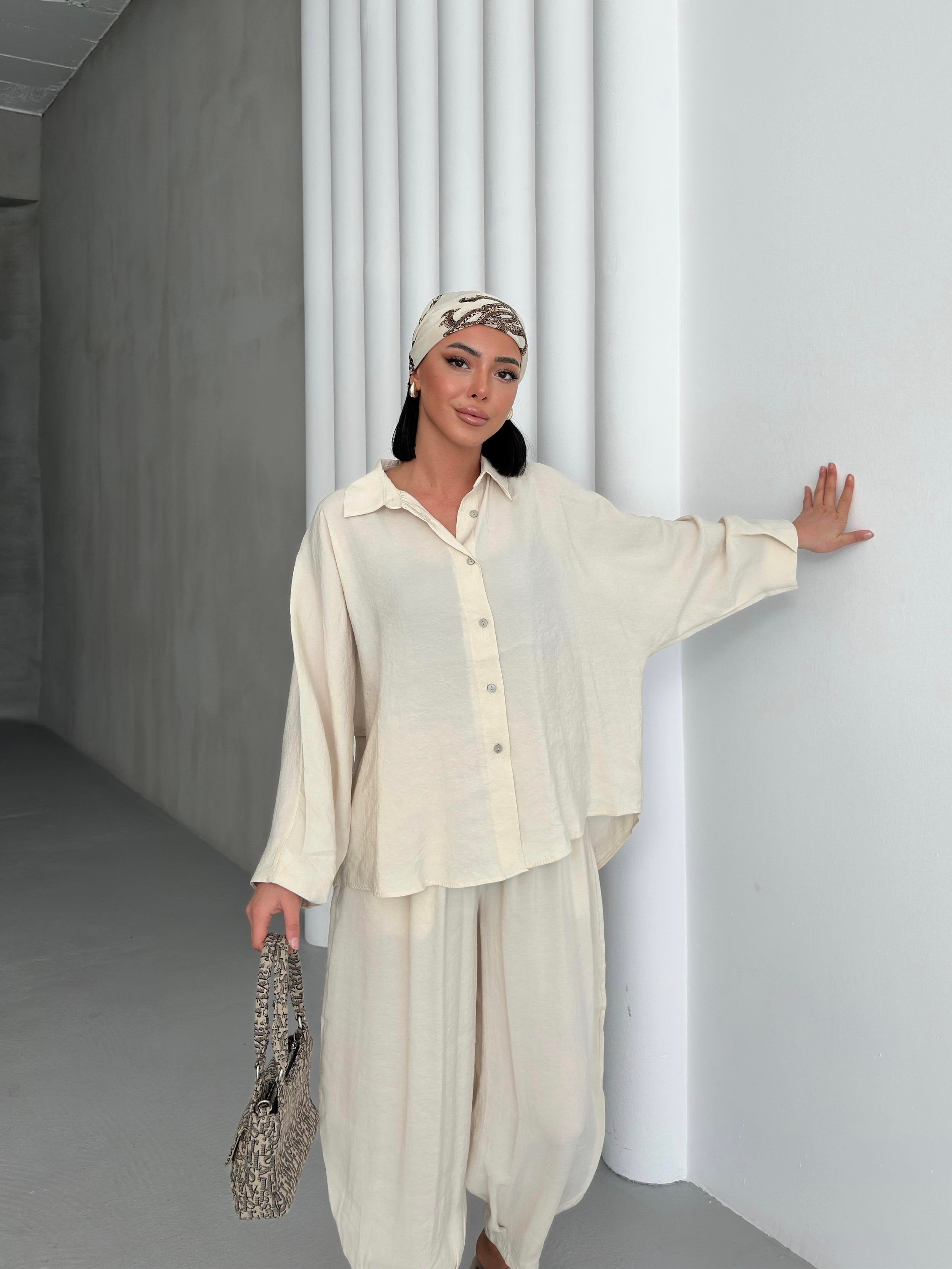 Şalvar Model Tensel Takım