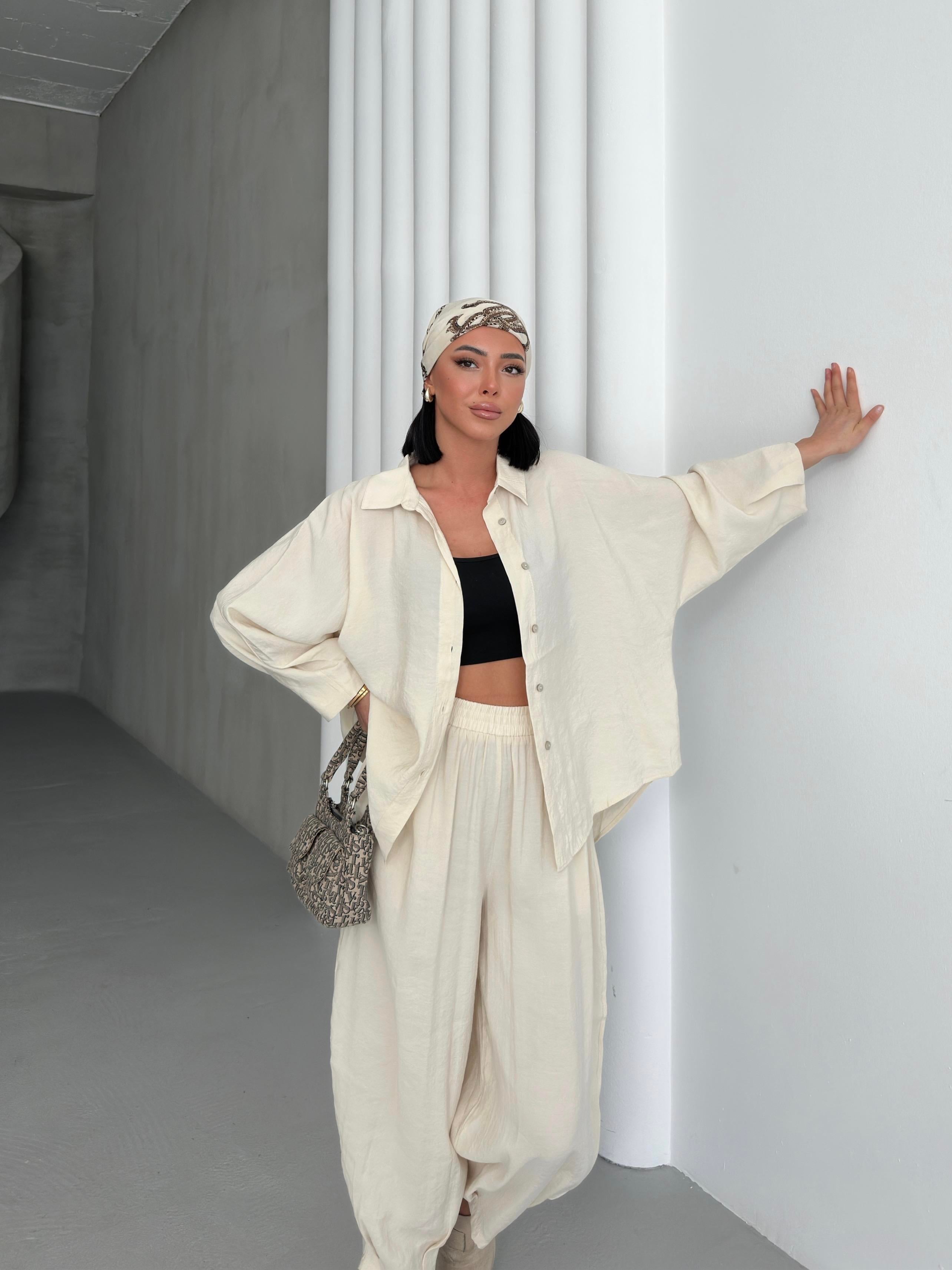 Şalvar Model Tensel Takım