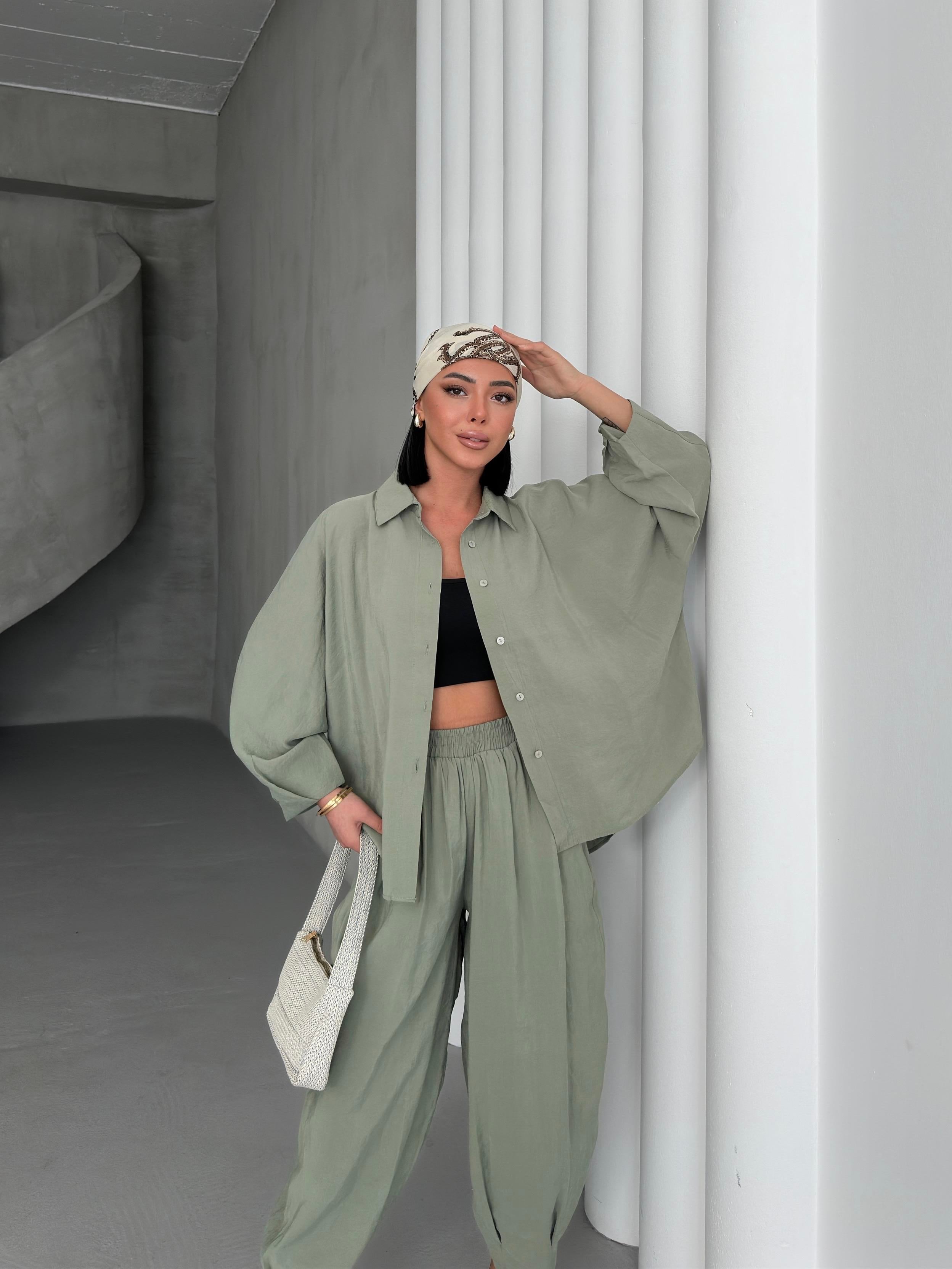 Şalvar Model Tensel Takım