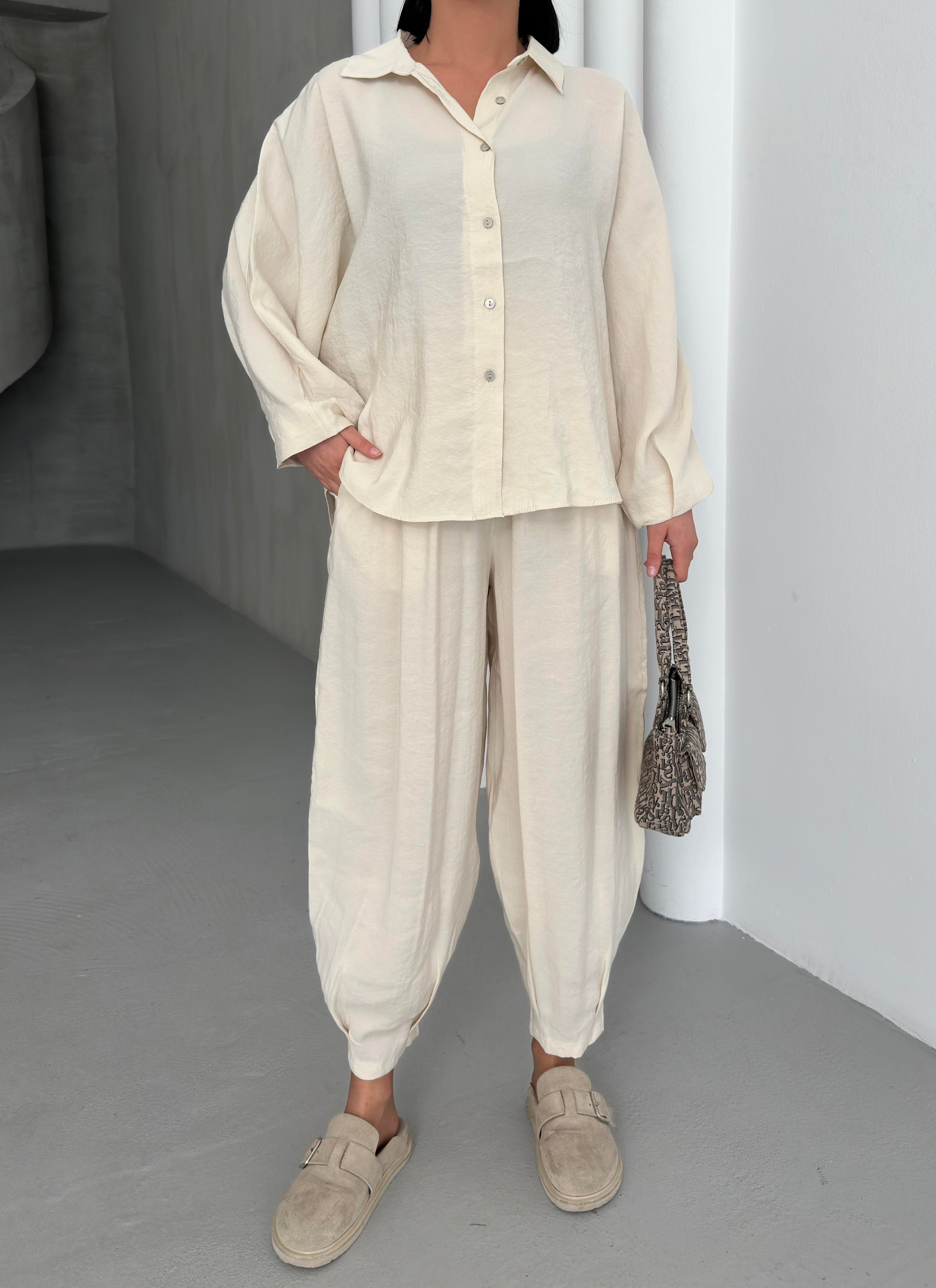 Şalvar Model Tensel Takım