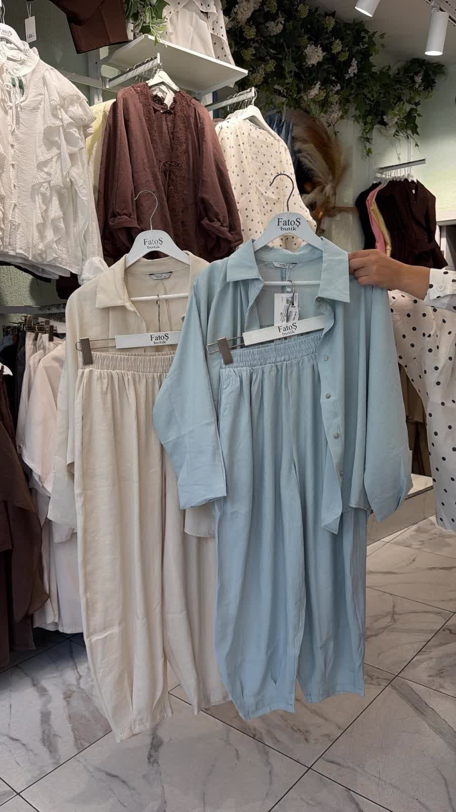 Şalvar Model Tensel Takım