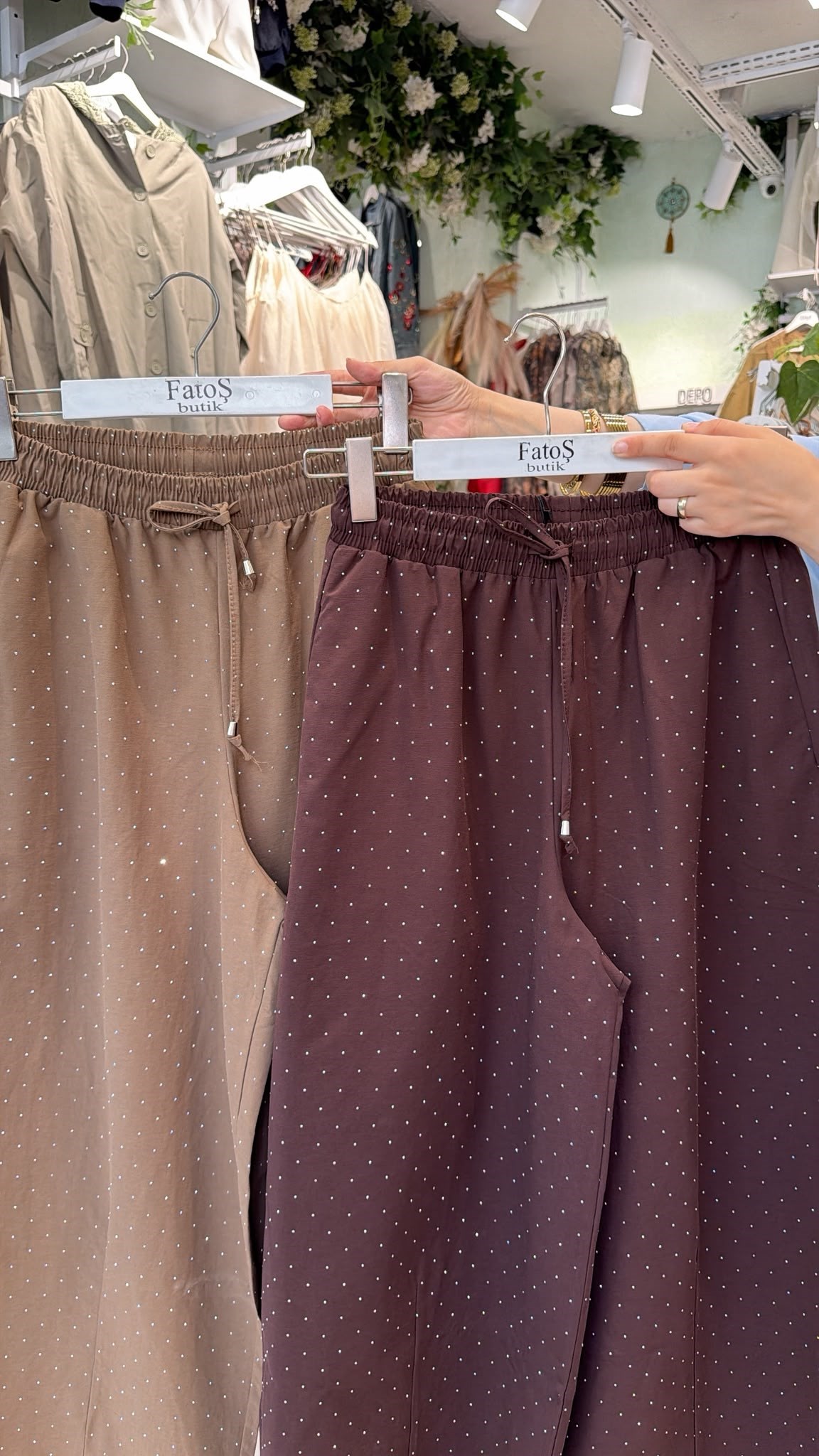 Taşlı Baggy Pantolon