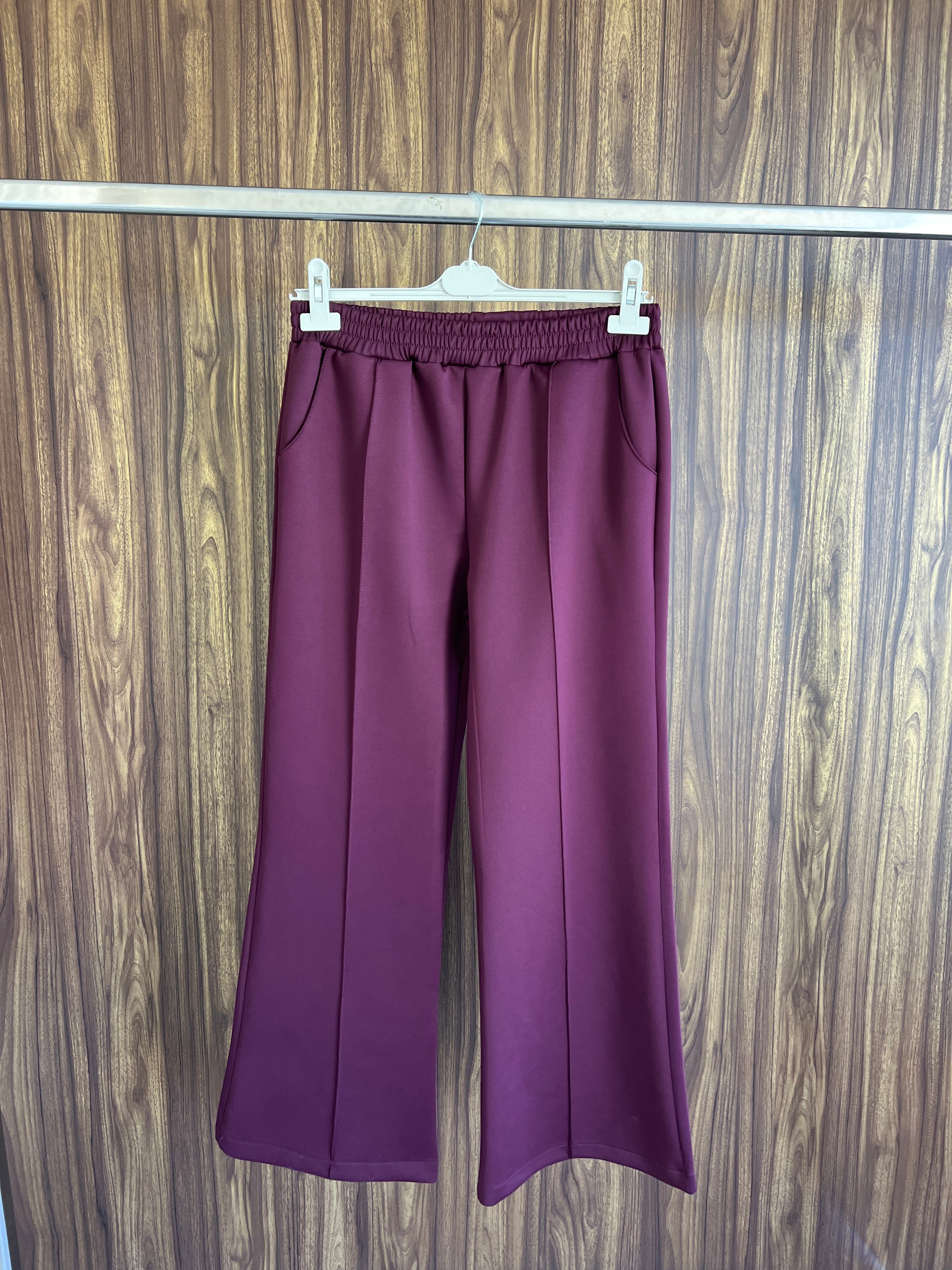 Scuba Pantolon Mürdüm