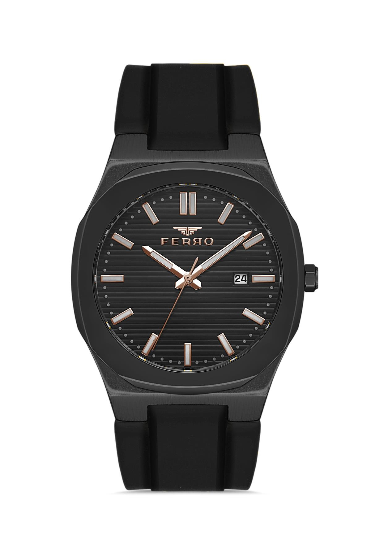 Ferro F11340 Erkek Kol Saati + Siyah Renk Kampanyalı