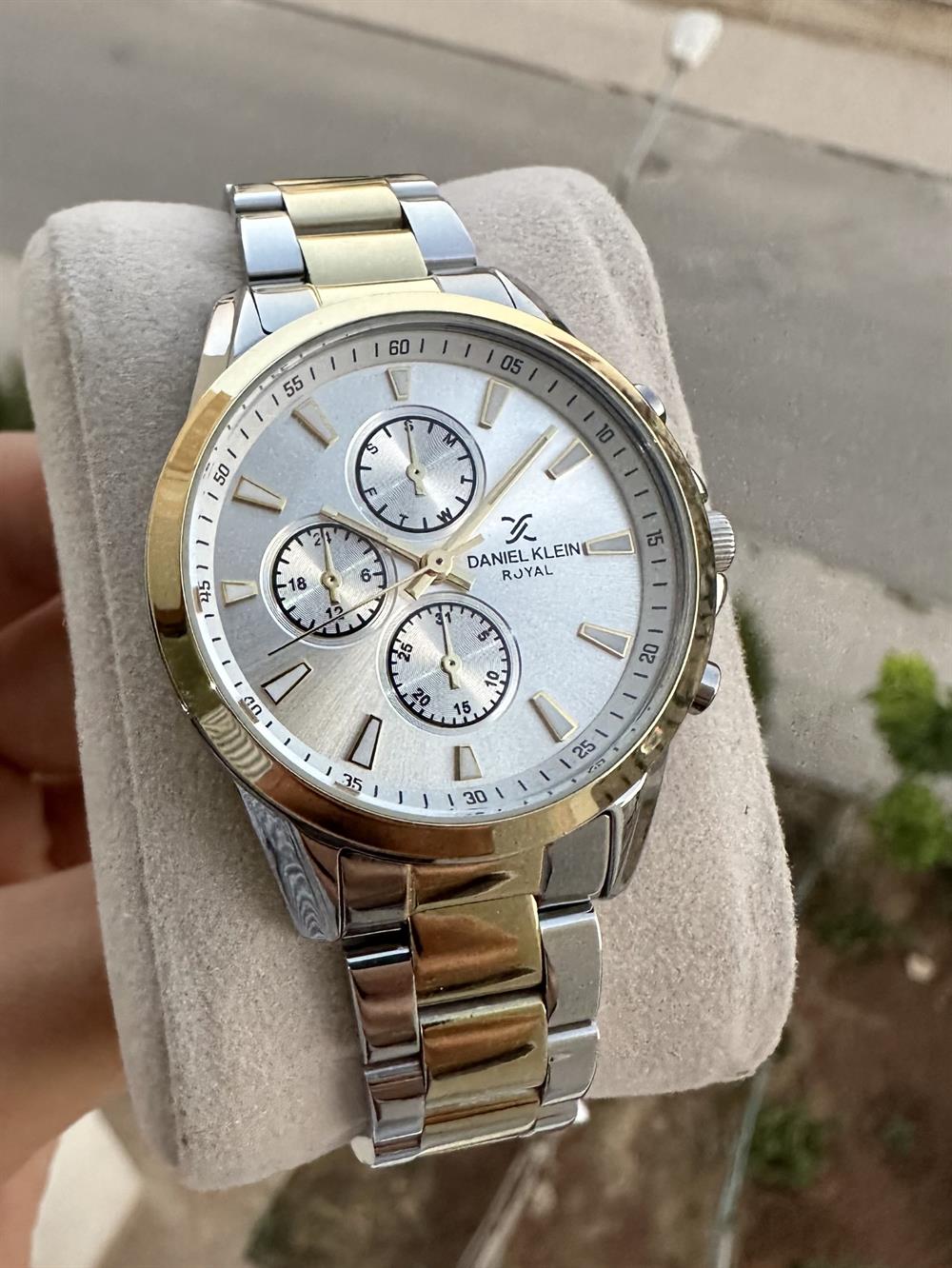 Daniel Klein Yeni Sezon Kadın Gümüş-Rose Renk Kol Saati + 2 RENK