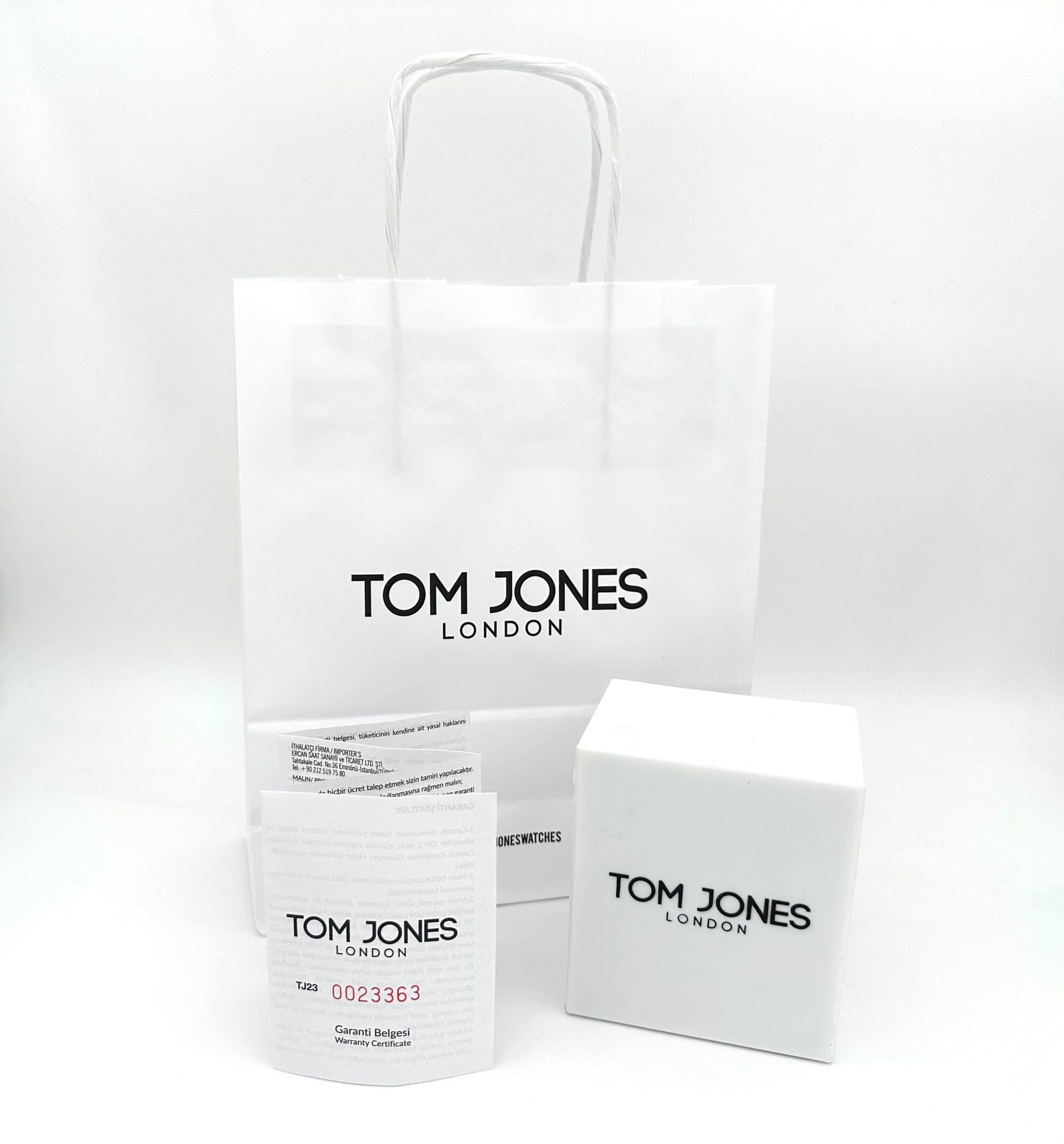 Tom Jones Bayan Kol Saati + Rose Renk Orjinal Garantili