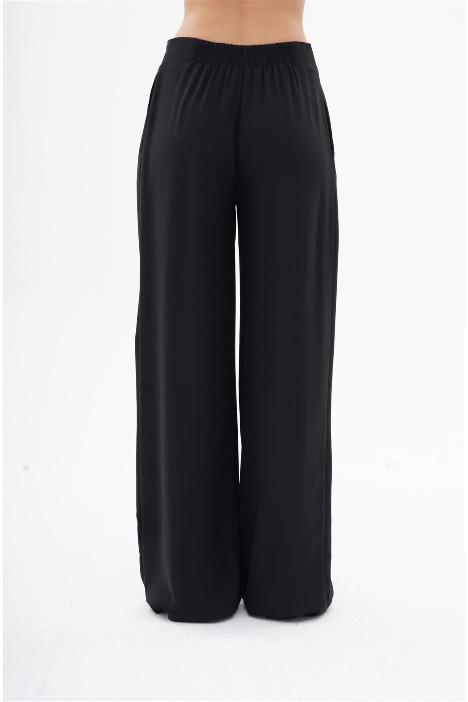 031094 WAISTLESS PLEATED LONG PANTS