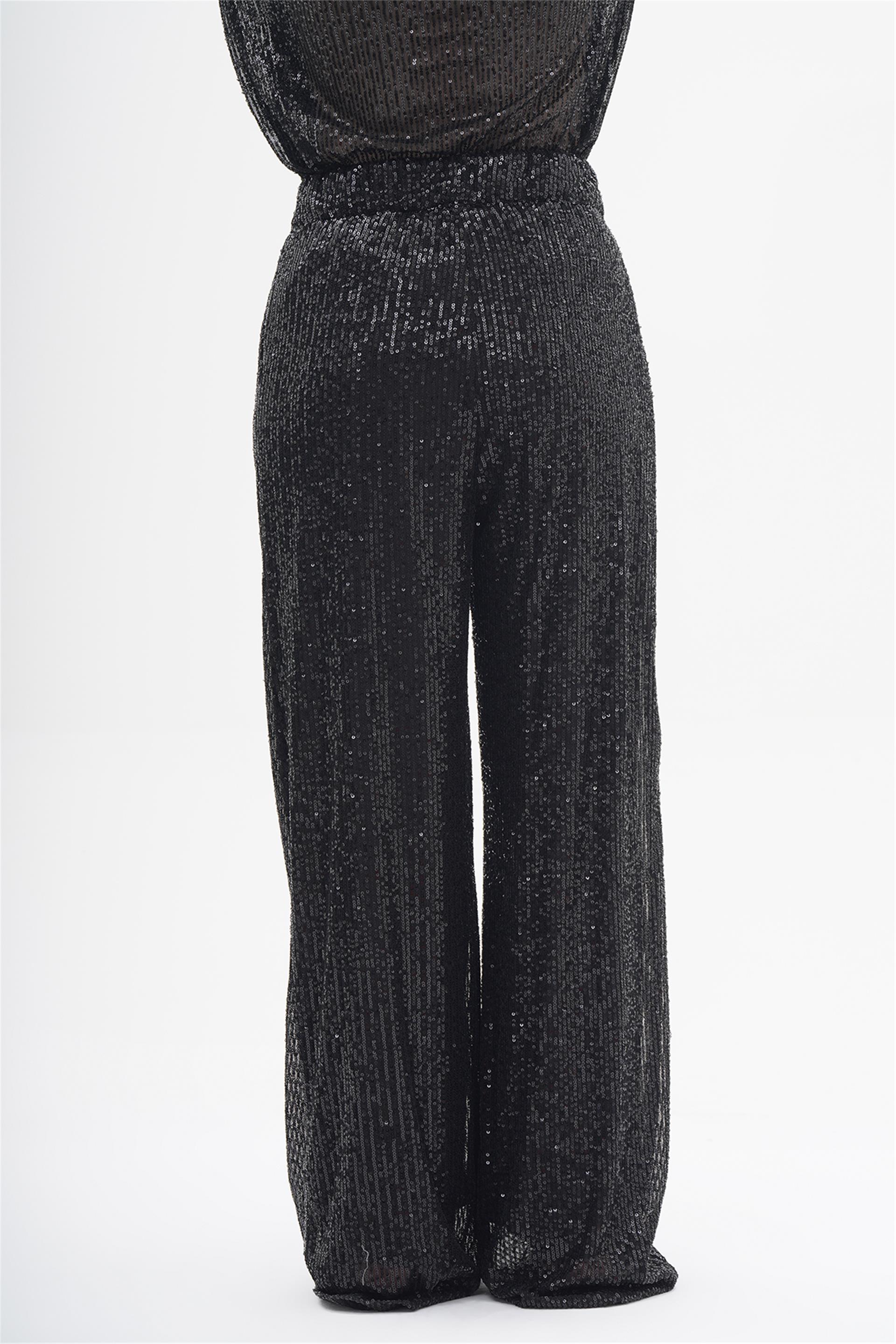 031104 SEQUIN ELASTIC BAND PANTS