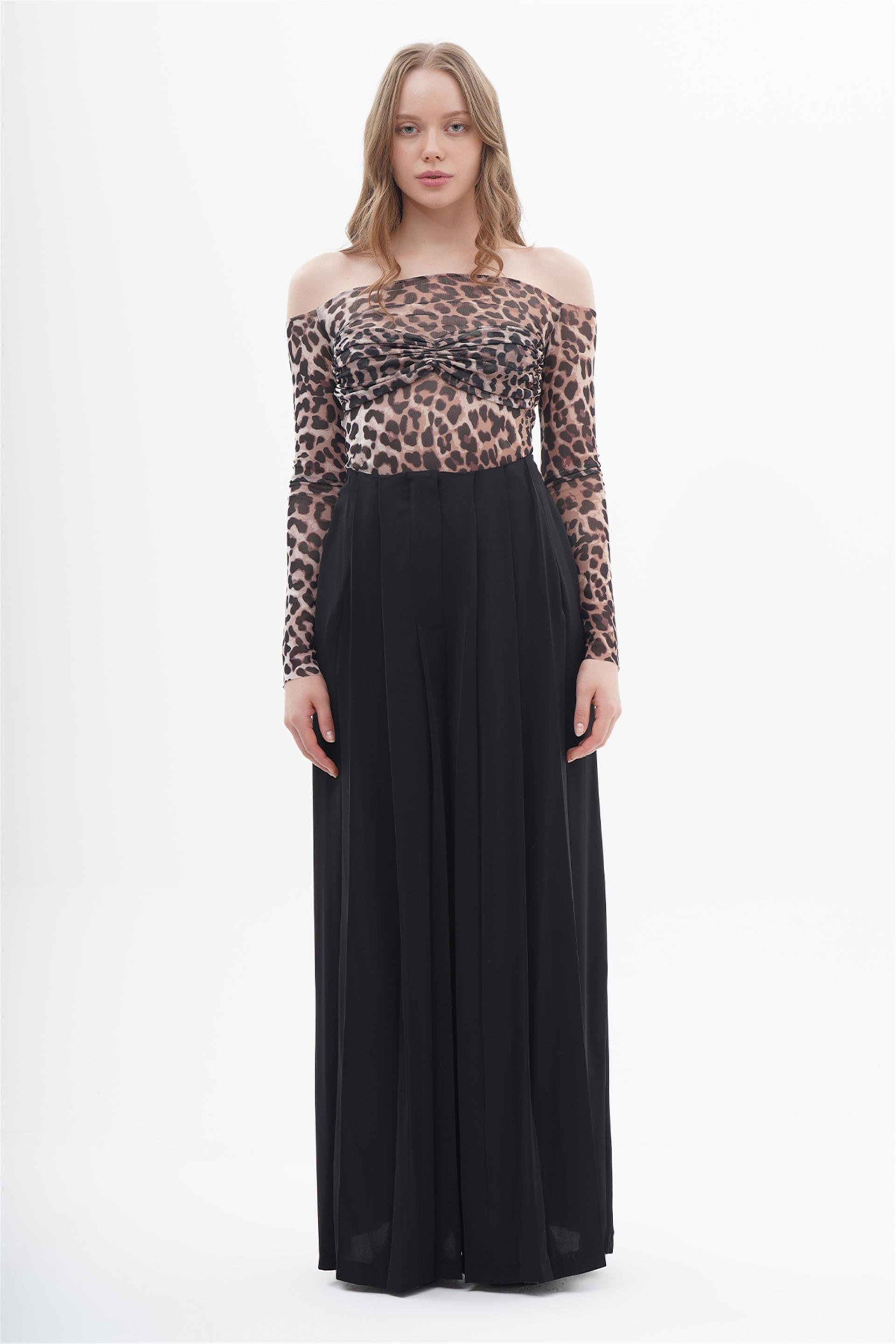 031111 DENSE PLEAT DETAILED PALAZZO PANTS