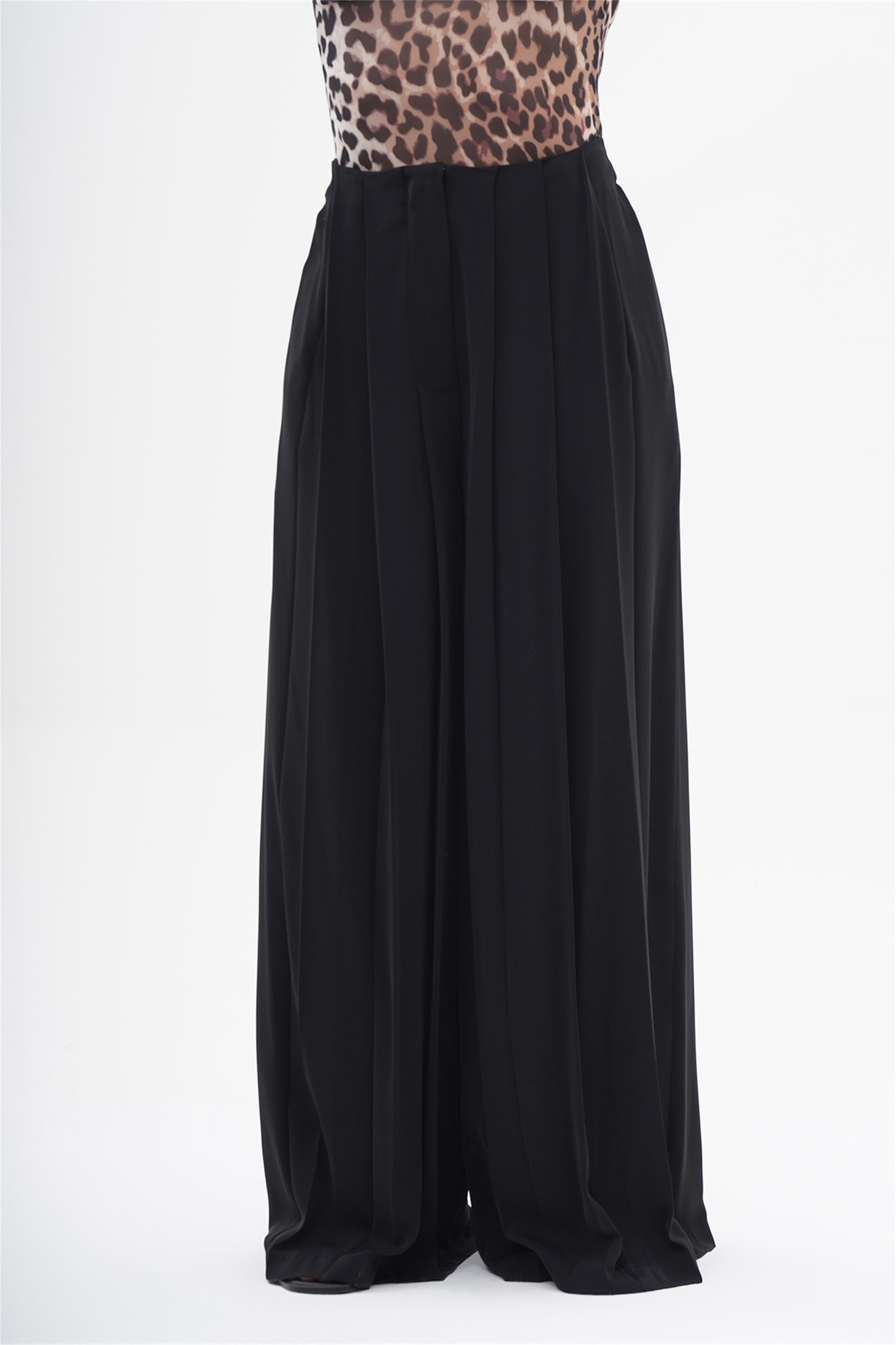 031111 DENSE PLEAT DETAILED PALAZZO PANTS