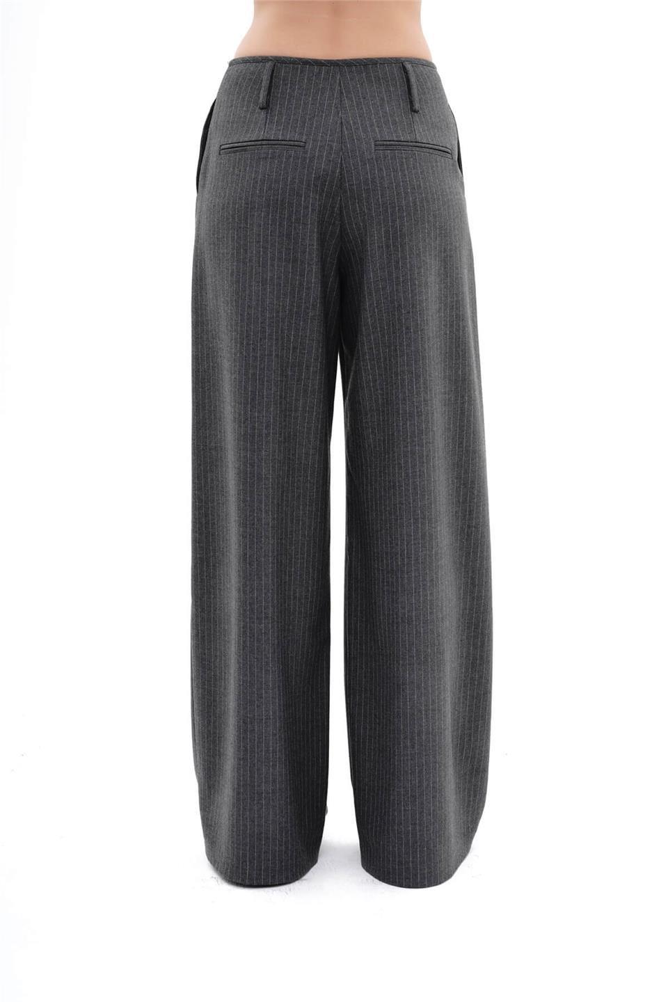 031242 LOOSE FIT PLEATED PANTS WITH STRIPES