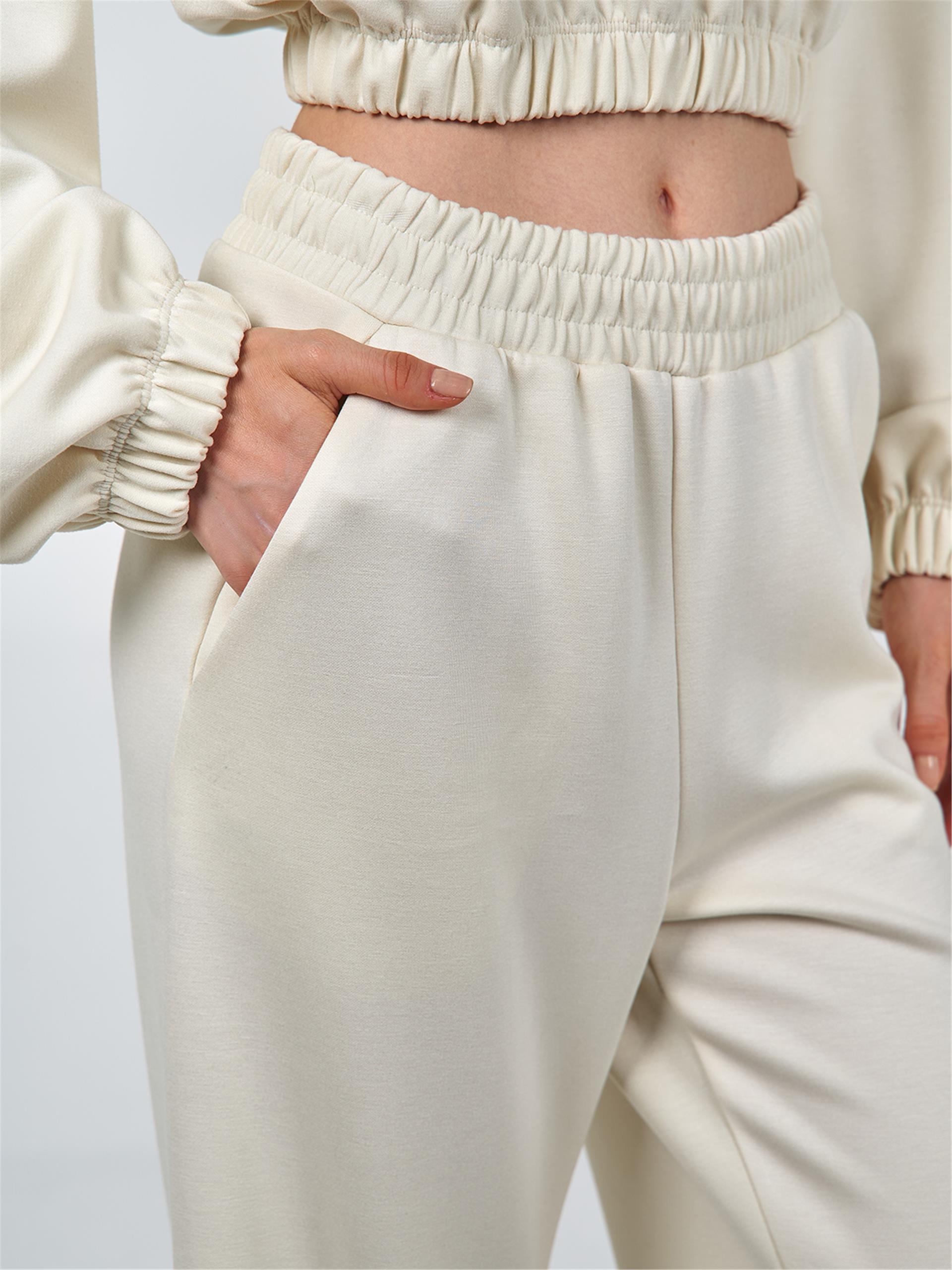 031265 KNITTED TROUSERS WITH ELASTIC WAIST