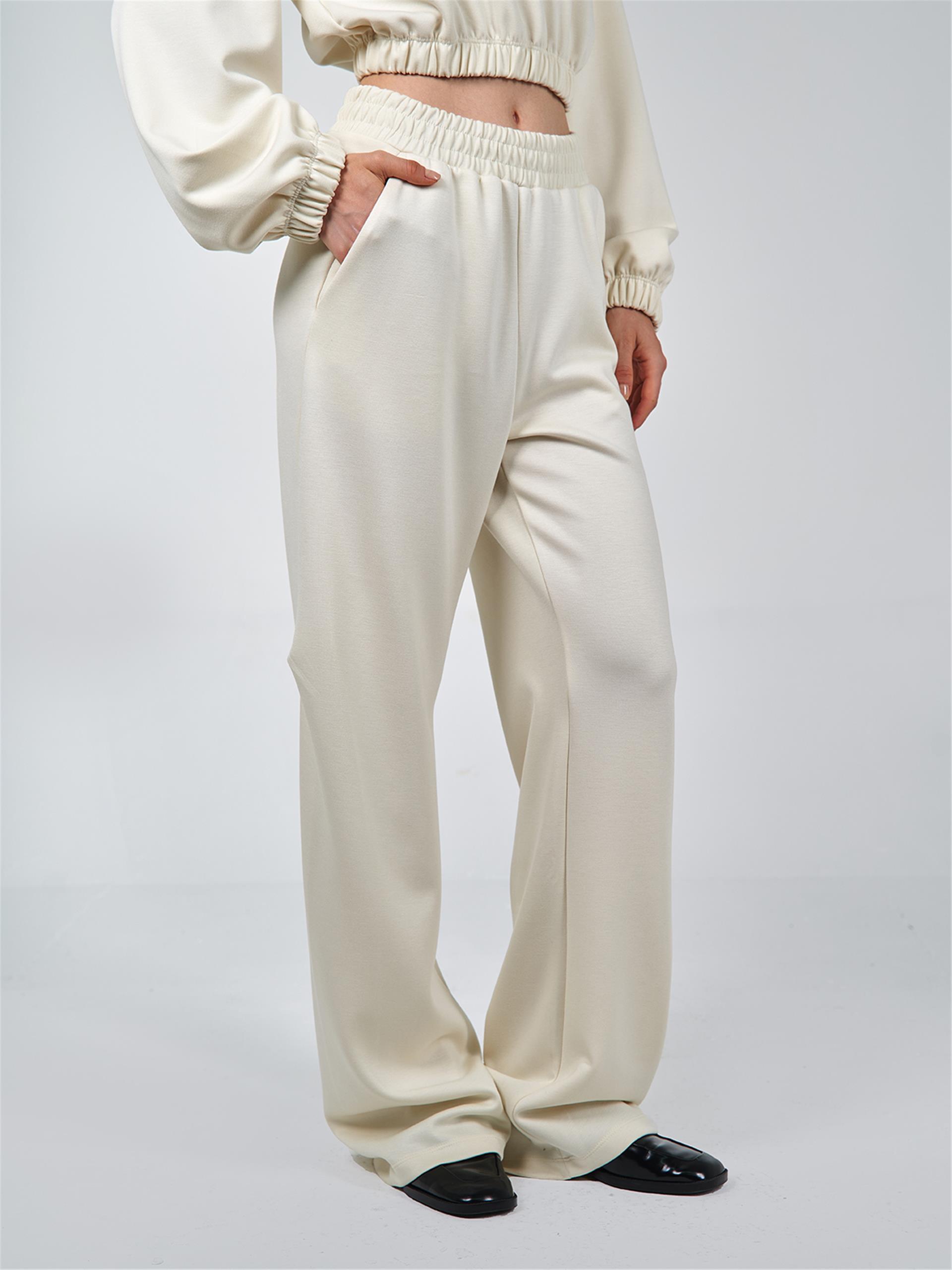 031265 KNITTED TROUSERS WITH ELASTIC WAIST