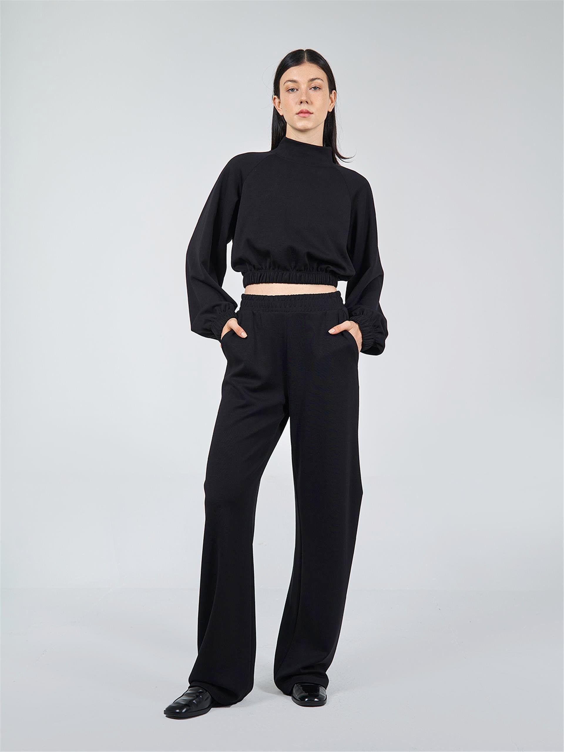 031265 KNITTED TROUSERS WITH ELASTIC WAIST