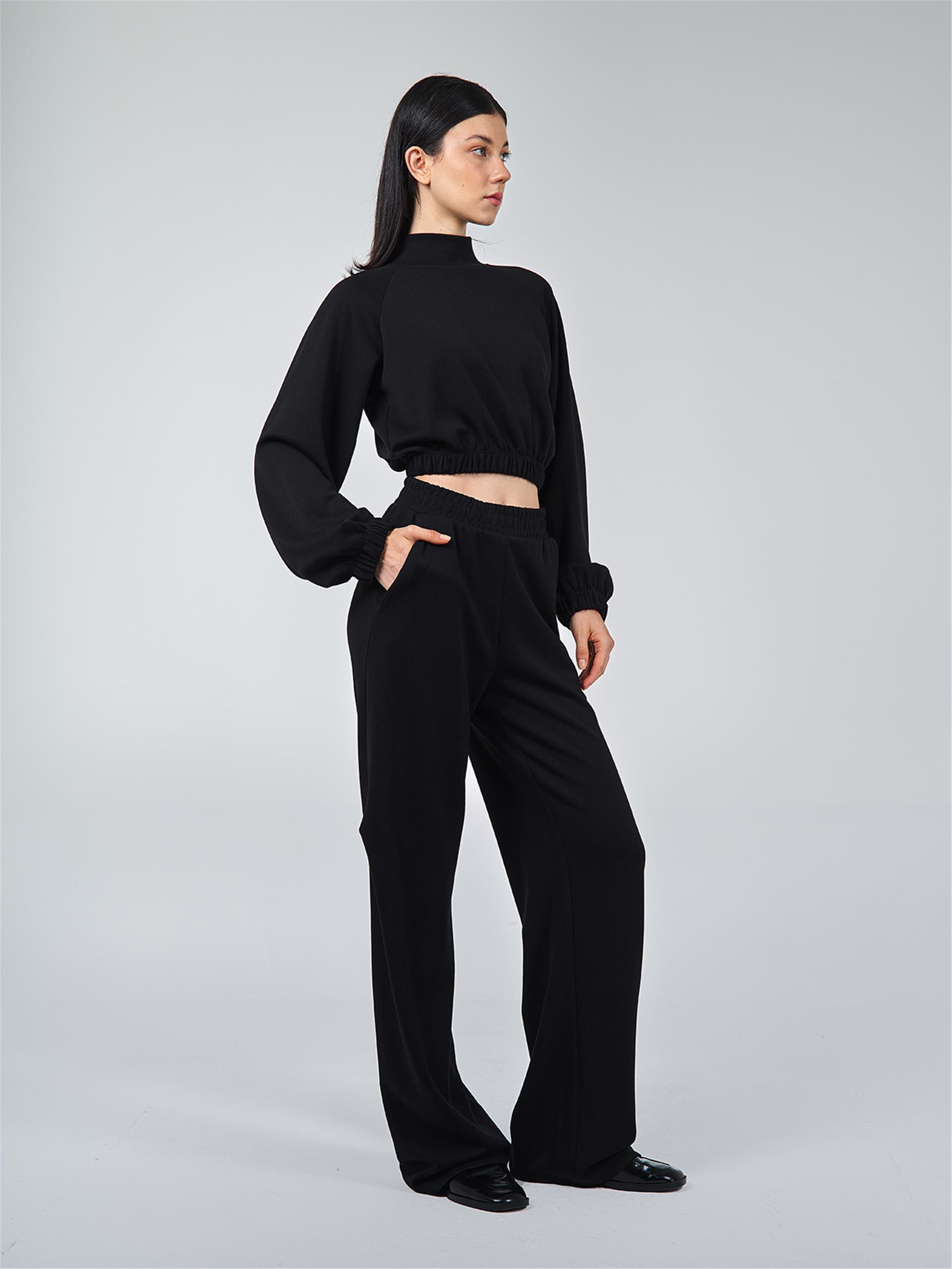 031265 KNITTED TROUSERS WITH ELASTIC WAIST