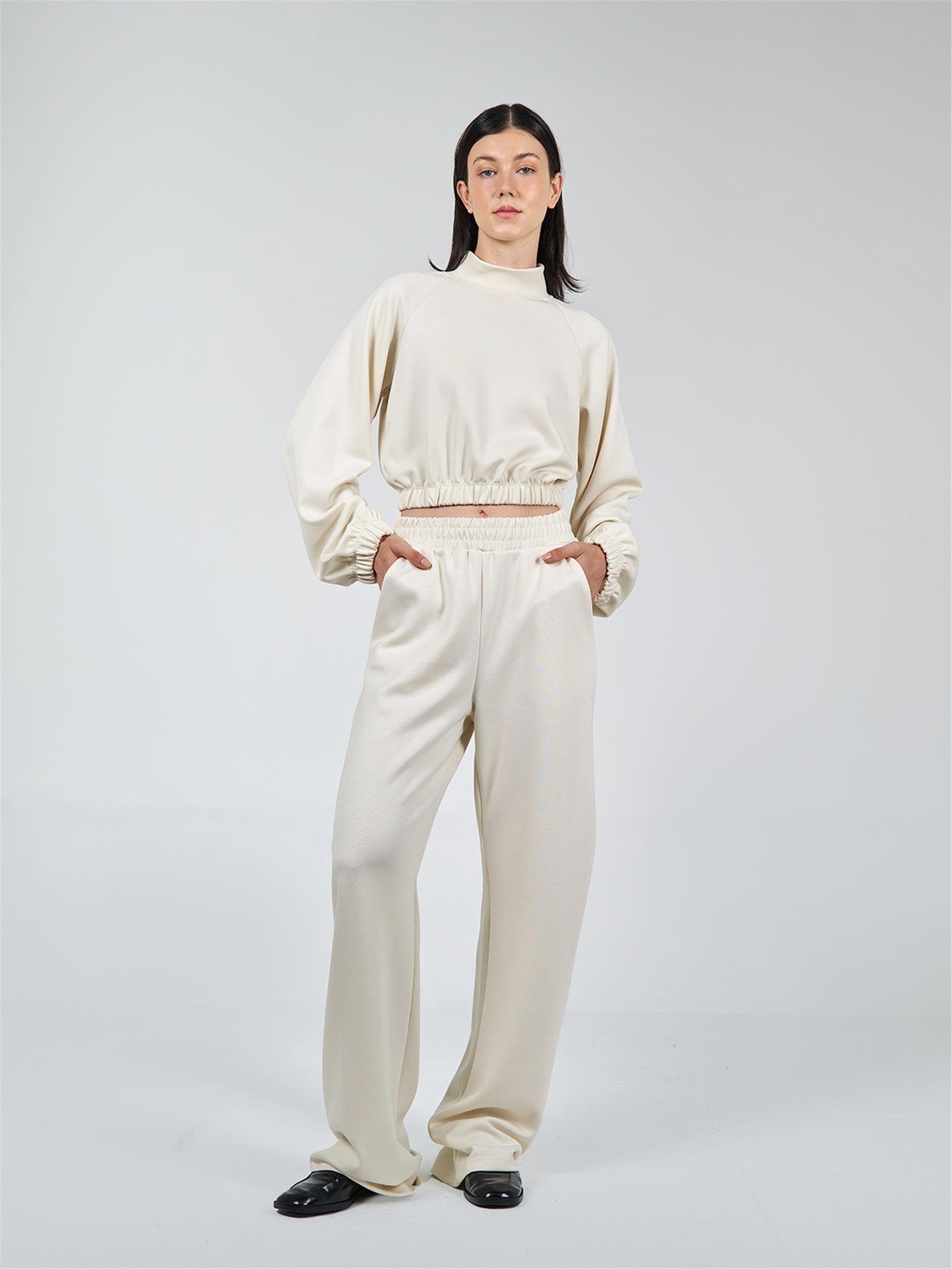 031265 KNITTED TROUSERS WITH ELASTIC WAIST