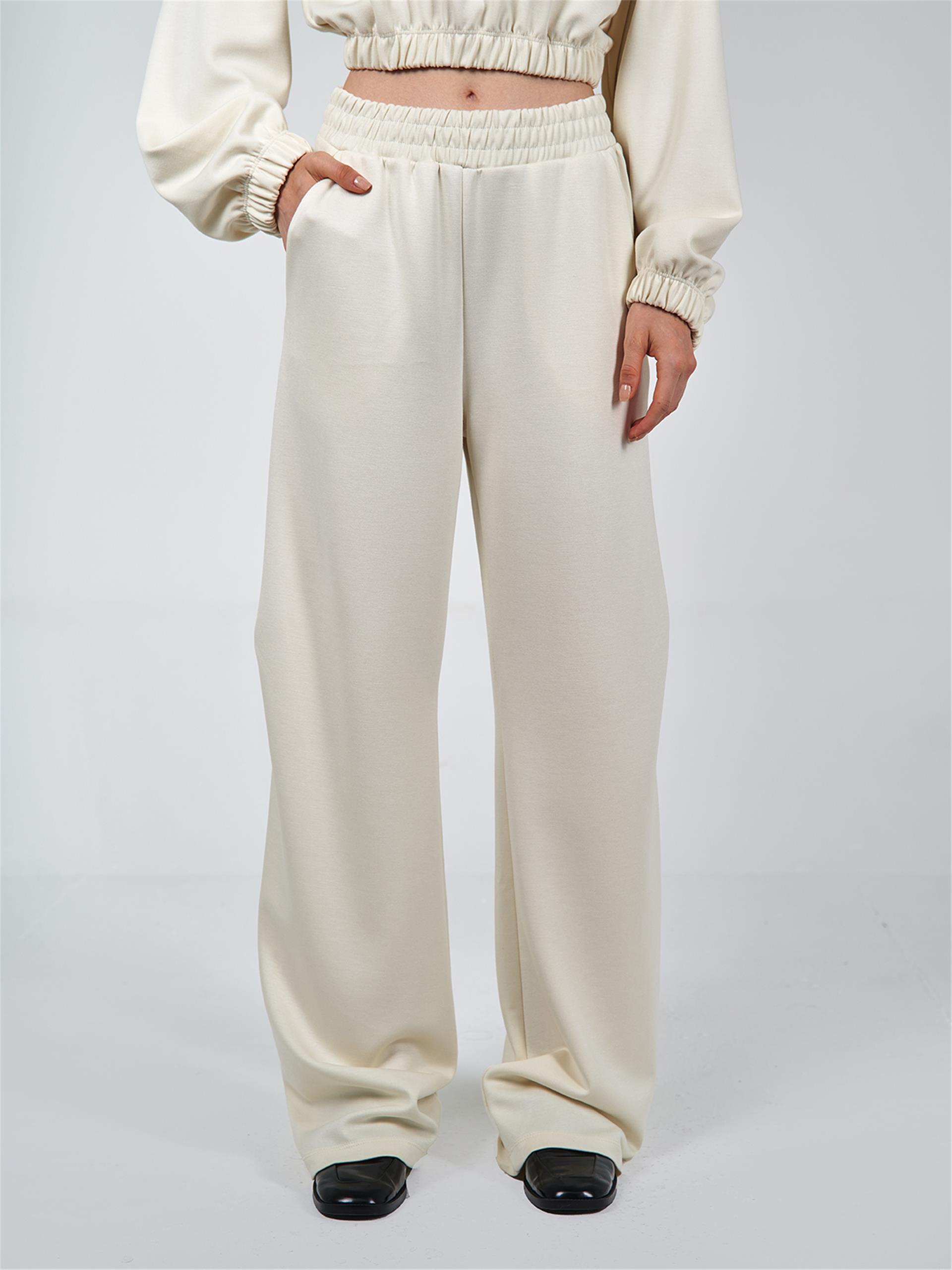 031265 KNITTED TROUSERS WITH ELASTIC WAIST