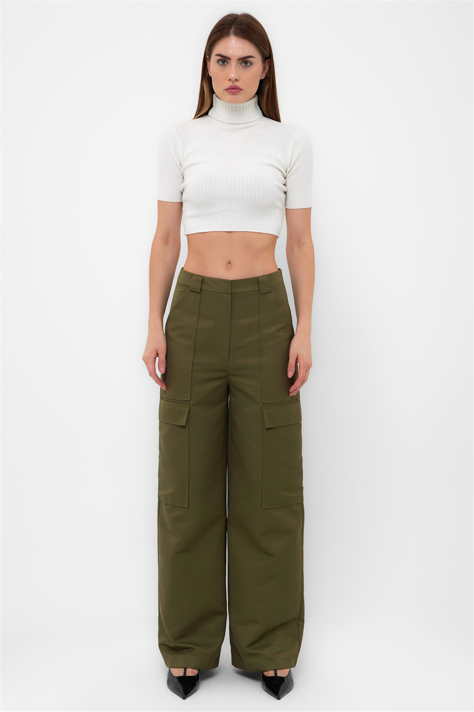 031270 FULL LENGTH CARGO PANTS WITH BIG POCKETS