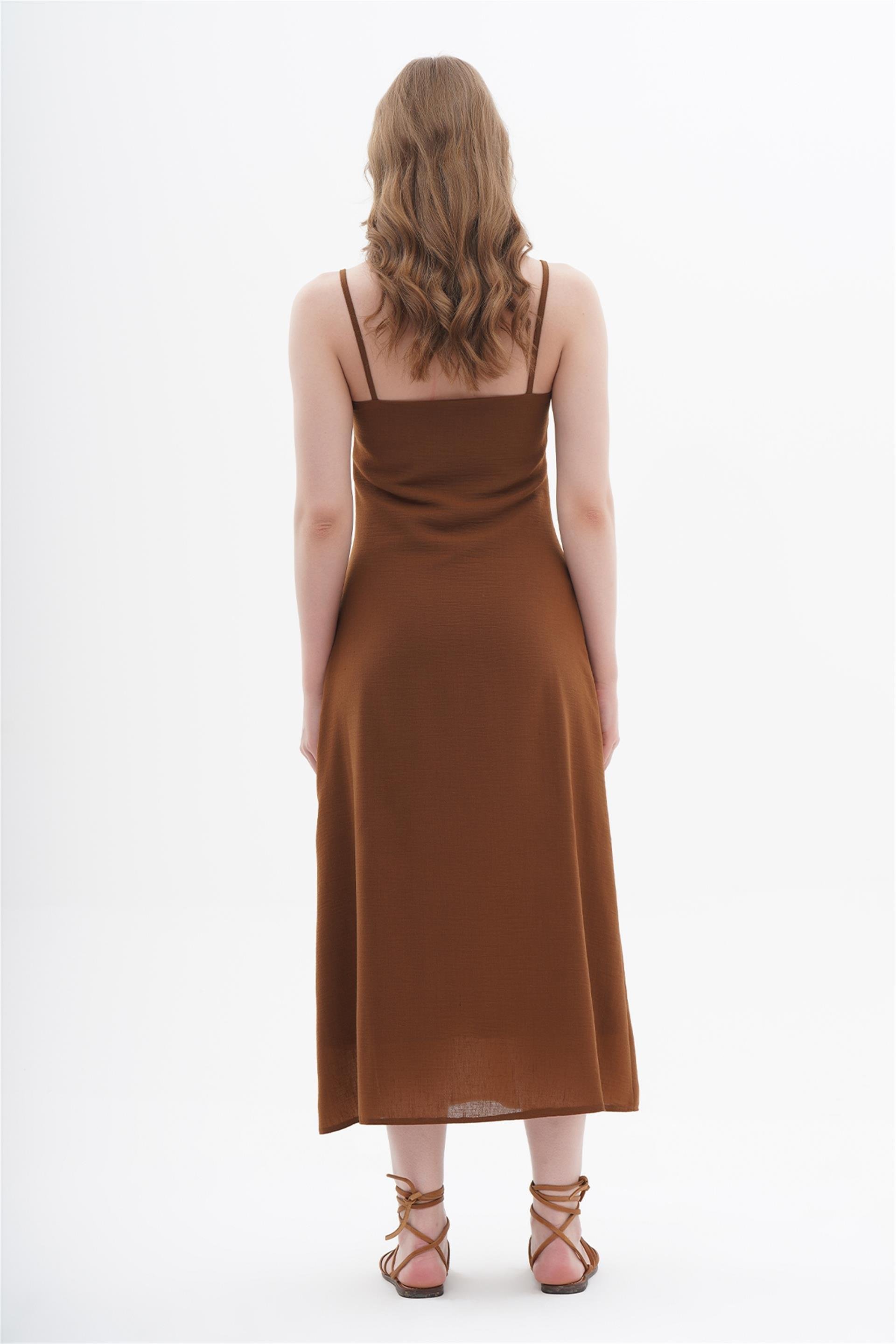 111242 LINEN SLIP DRESS