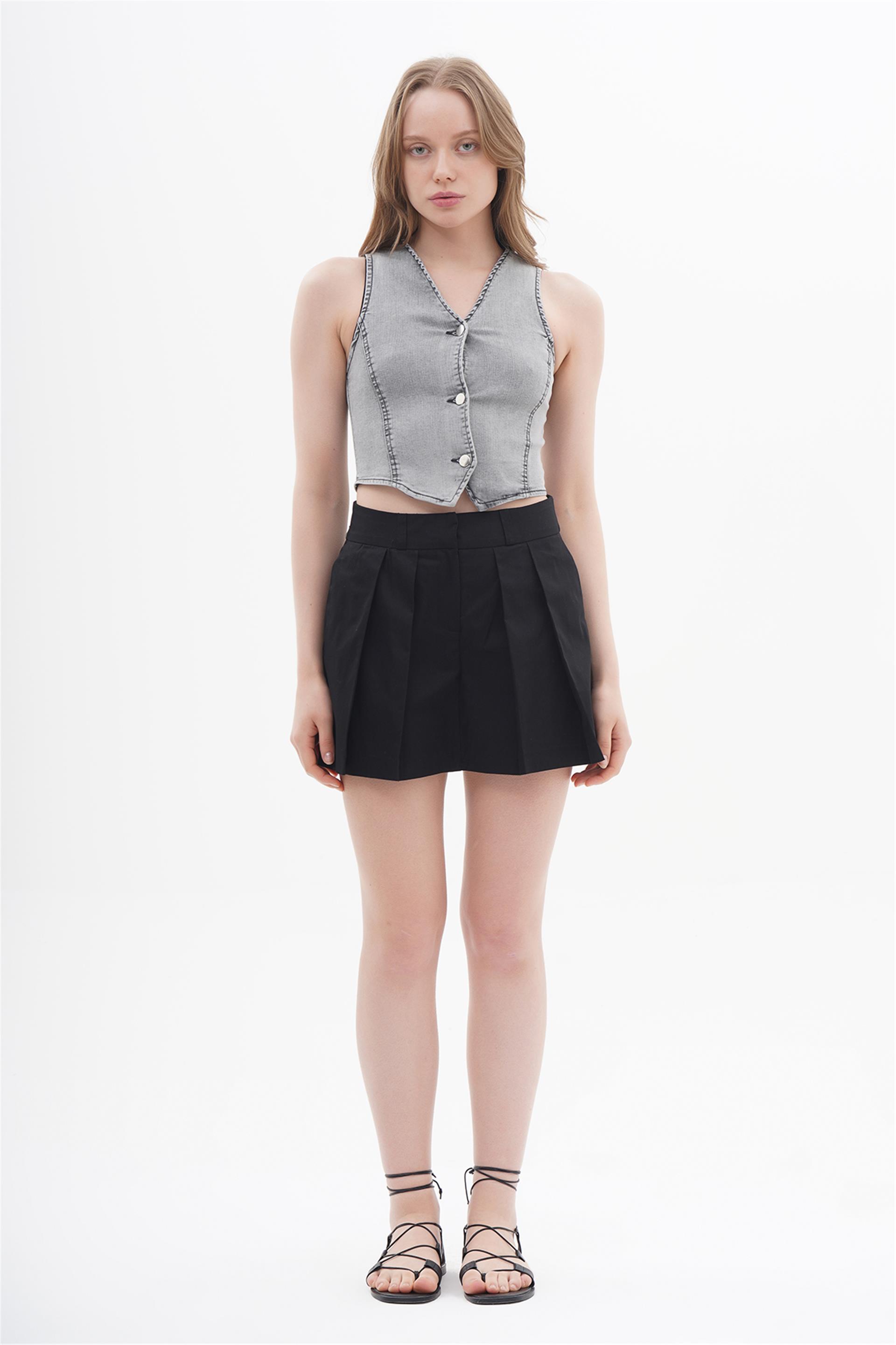 120451 AN-24 BUTTON UP DENIM VEST