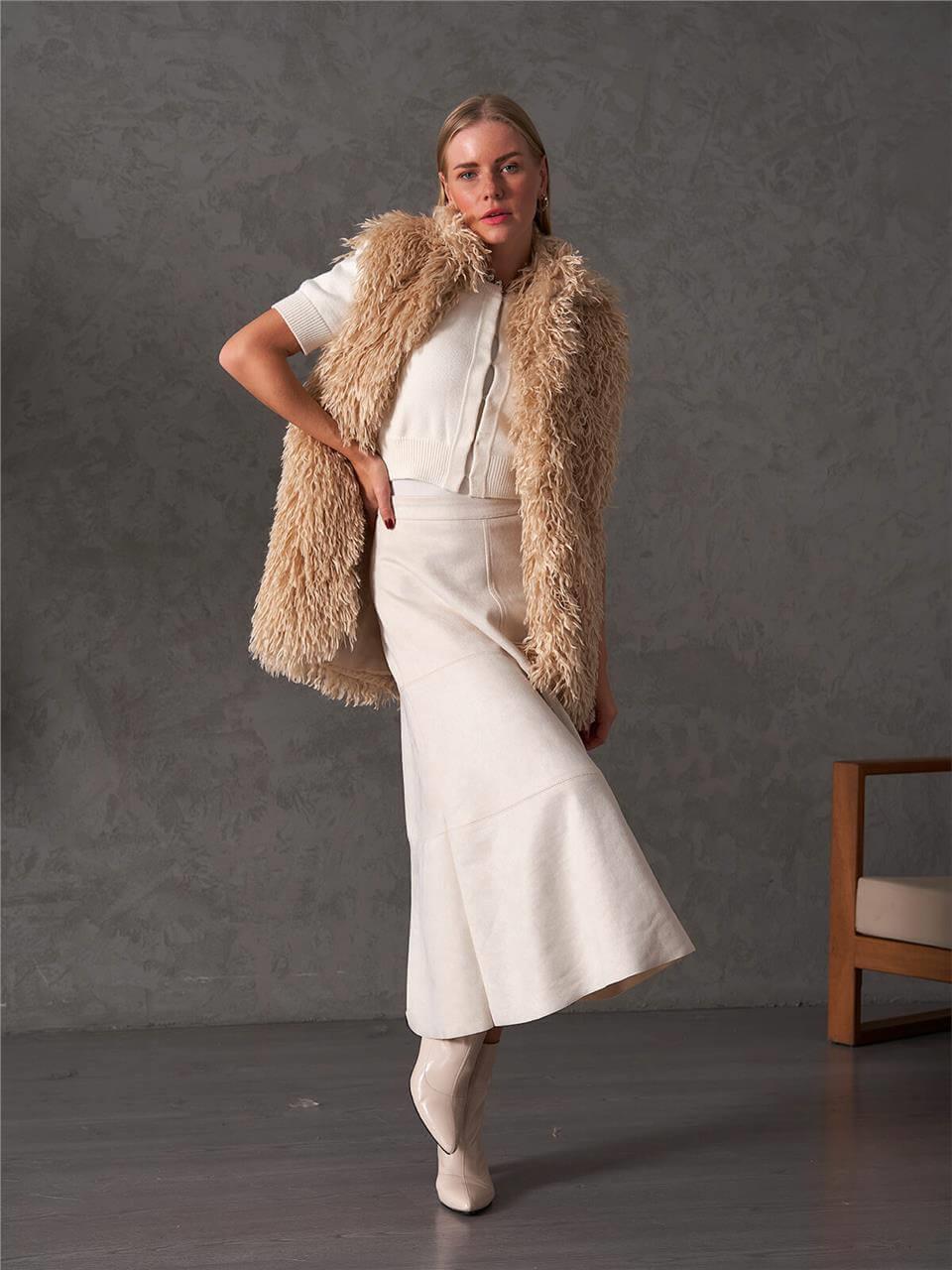 120553 Kolsuz Kürk Yelek