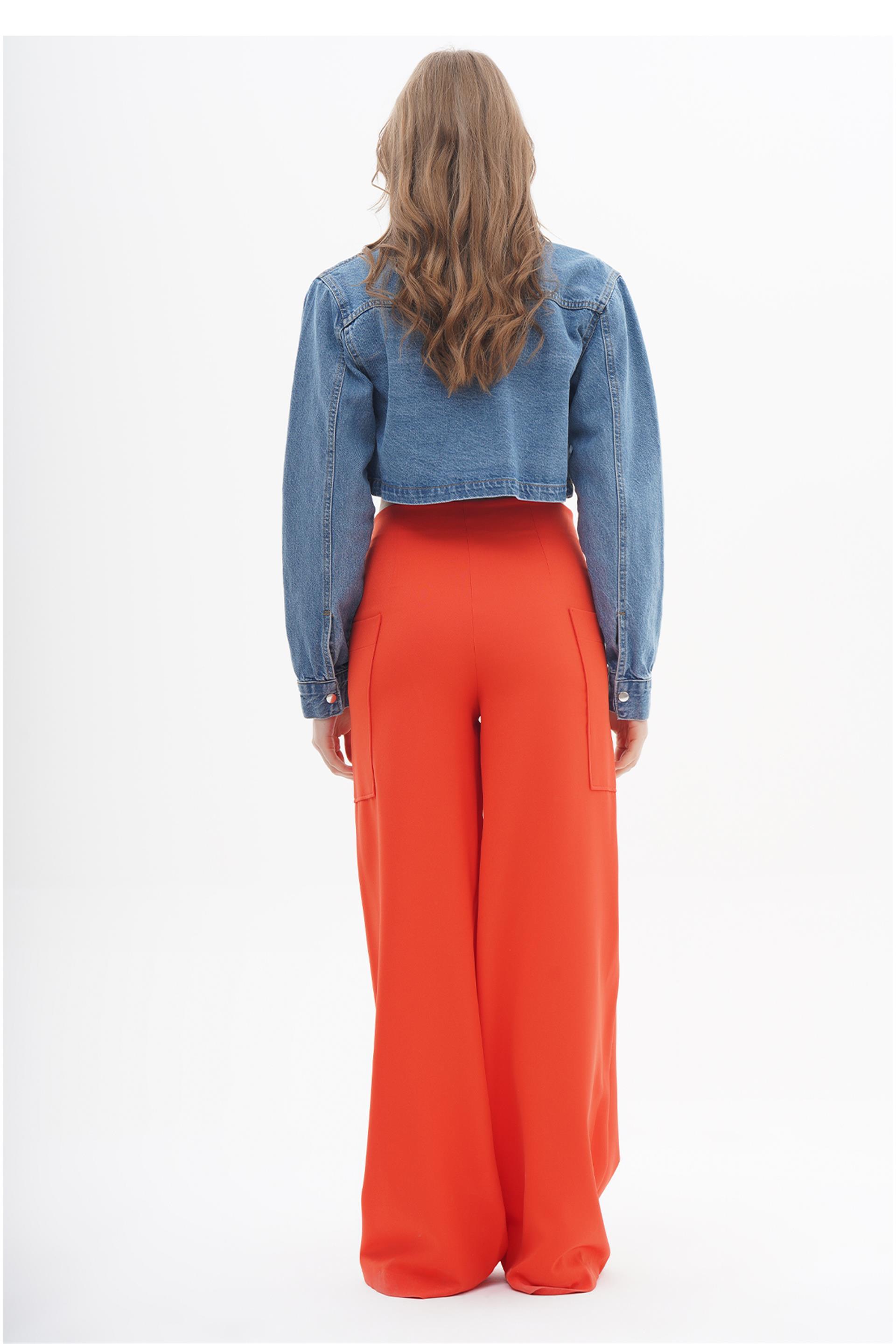 130750 BG CROP DENIM JACKET WITH BIG PATCH POCKETS AN-12