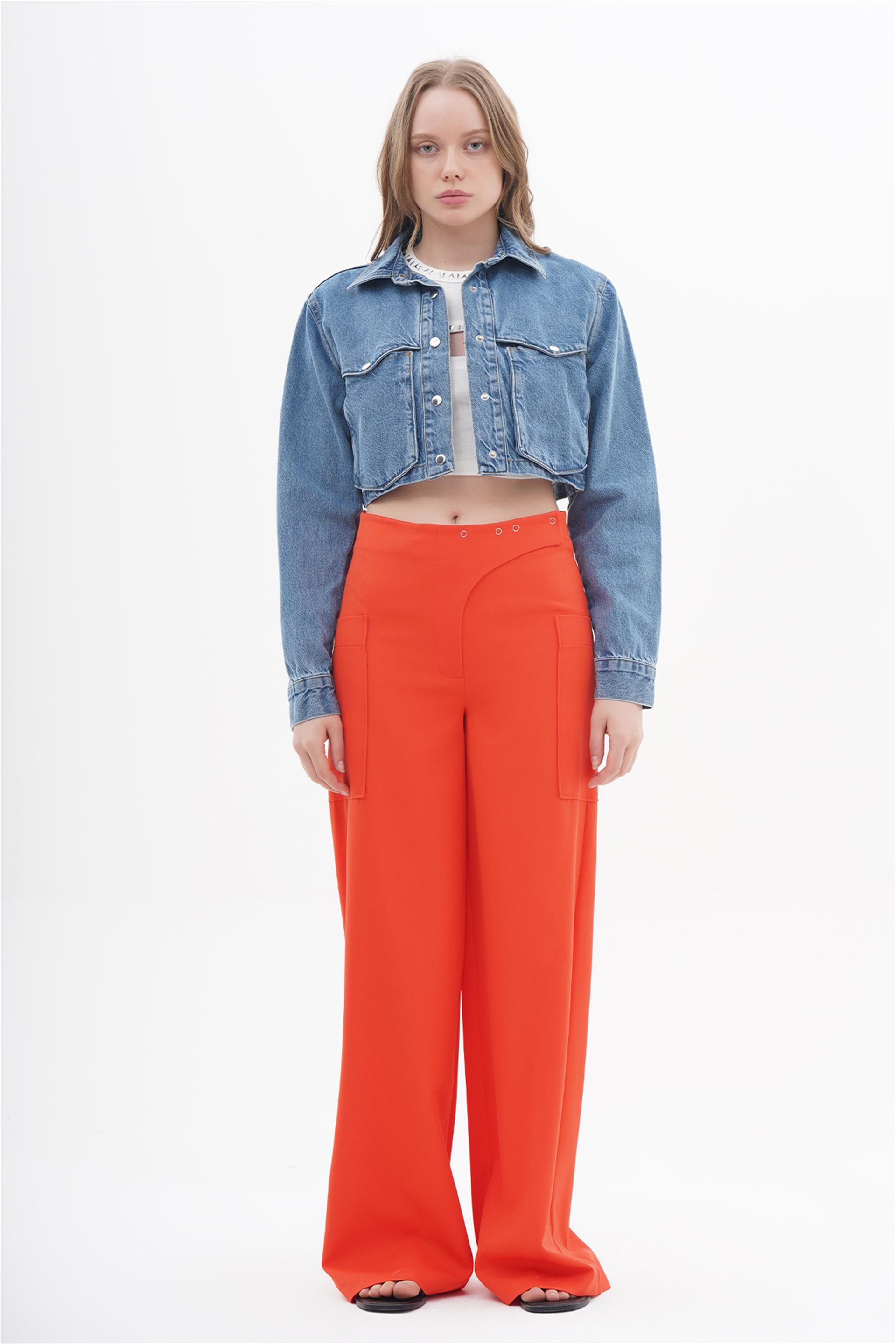 130750 BG CROP DENIM JACKET WITH BIG PATCH POCKETS AN-12