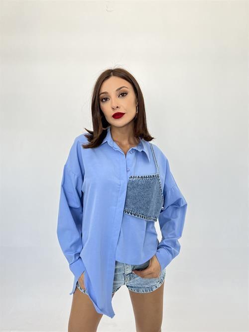 5419 GÖMLEK-KOYU MAVİ