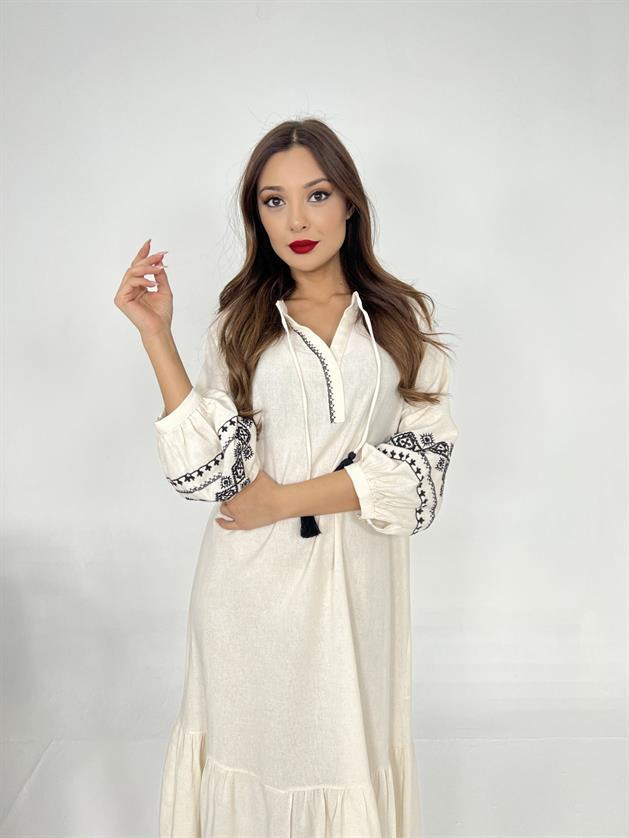 6533 ELBİSE-BEJ