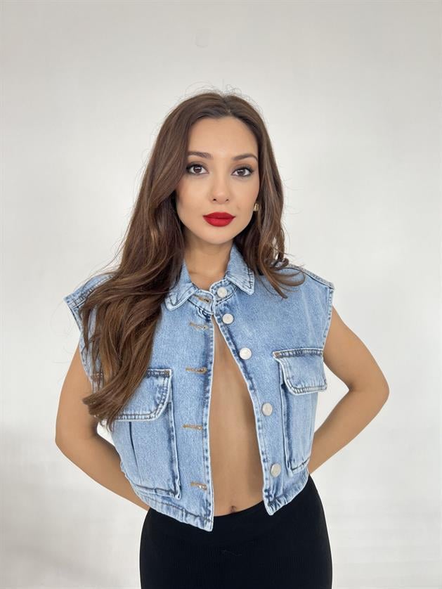 6870 KOT YELEK-MAVİ