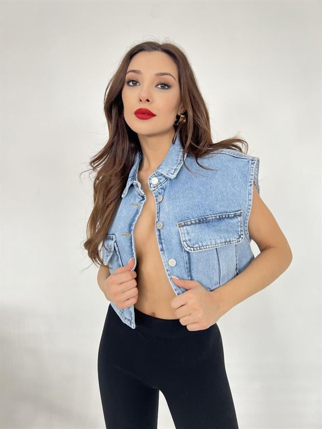 6870 KOT YELEK-MAVİ