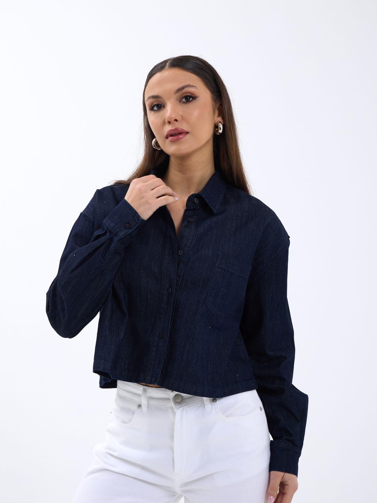 7362 KOT GÖMLEK-LACİVERT