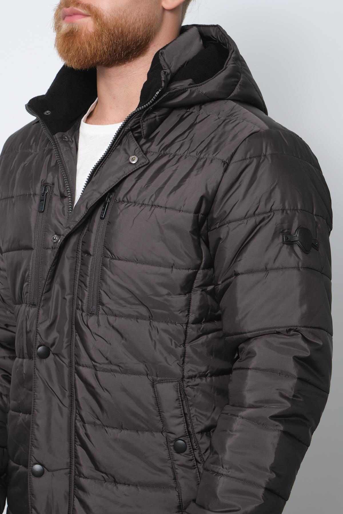 Wholesale Anthracite Polar Lined Coat 3753A