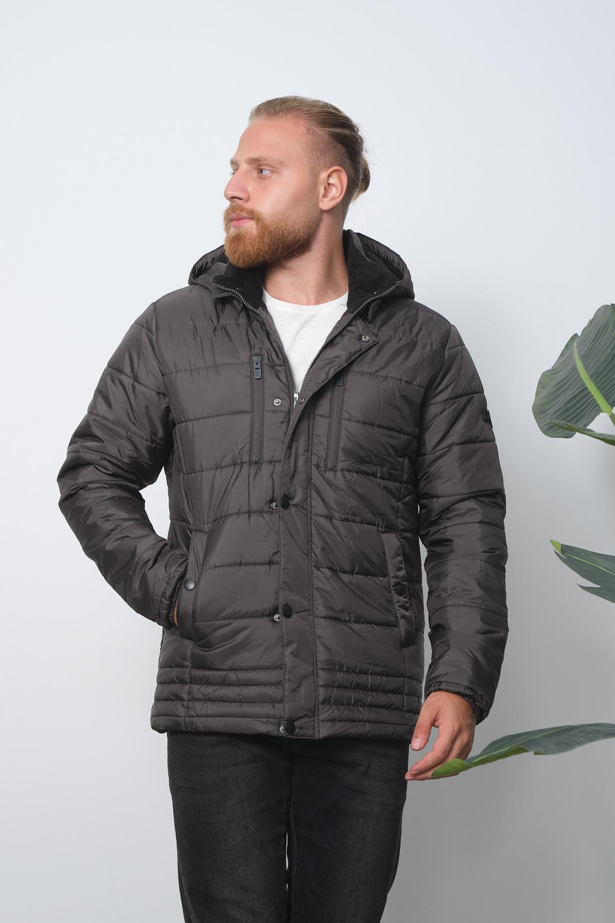 Wholesale Anthracite Polar Lined Coat 3753A