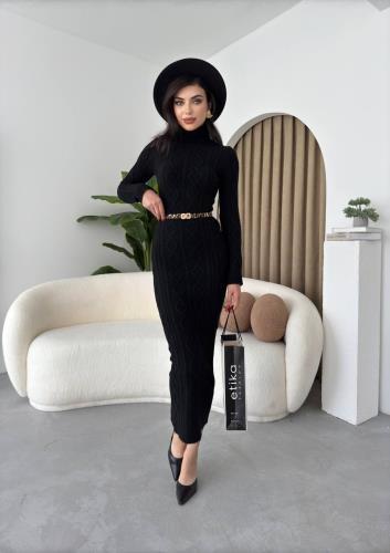 Avila Turtleneck Knitwear Dress