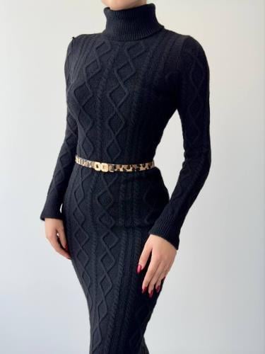Avila Turtleneck Knitwear Dress