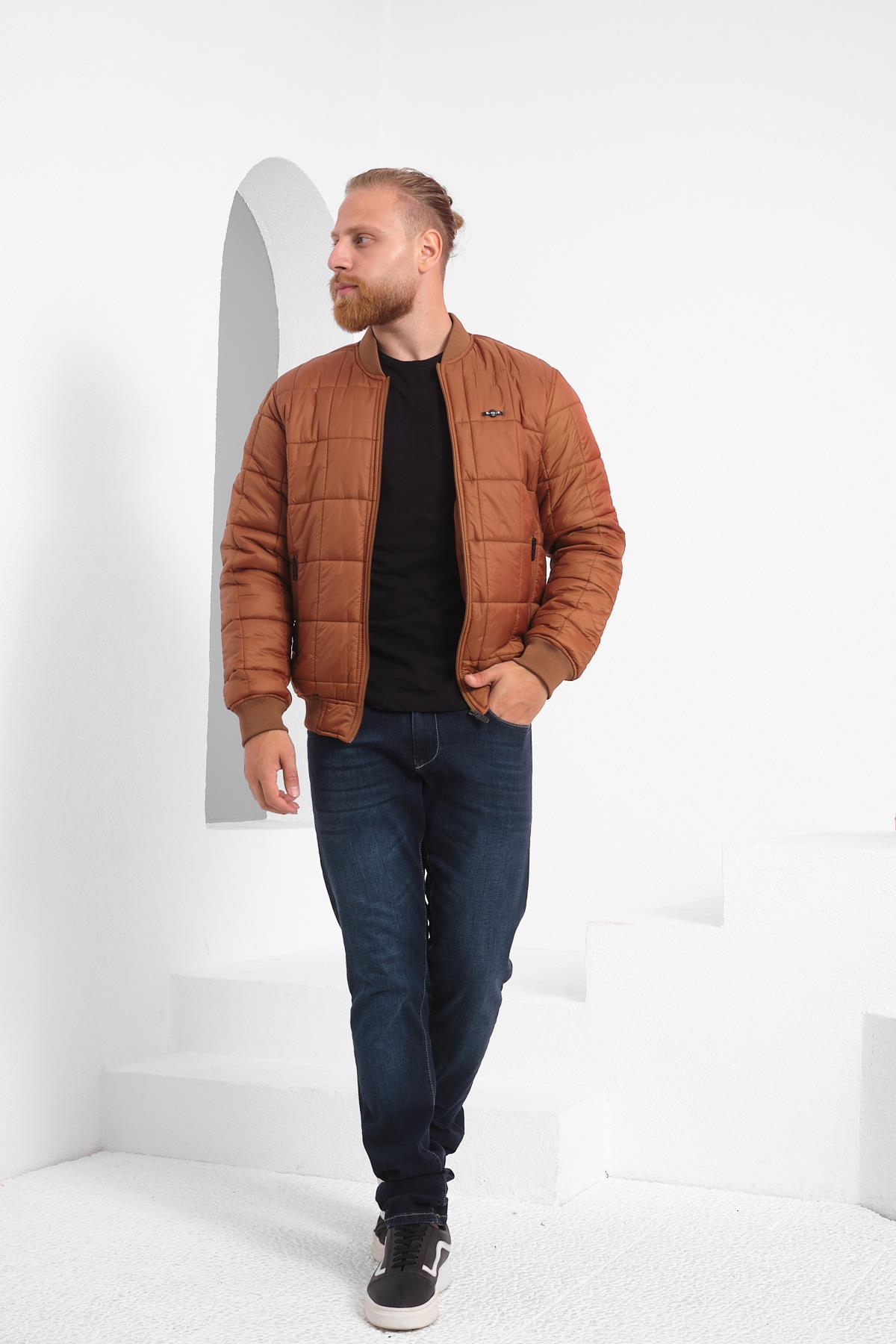 Wholesale Copper Quilted Pilot Jacket 4574B