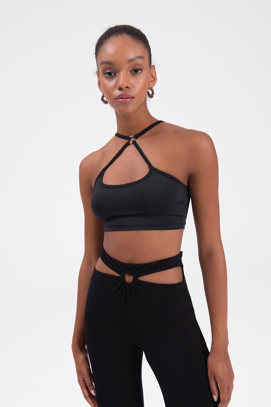 Cross Strapped Bustier
