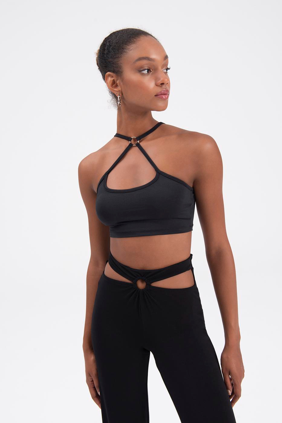 Cross Strapped Bustier