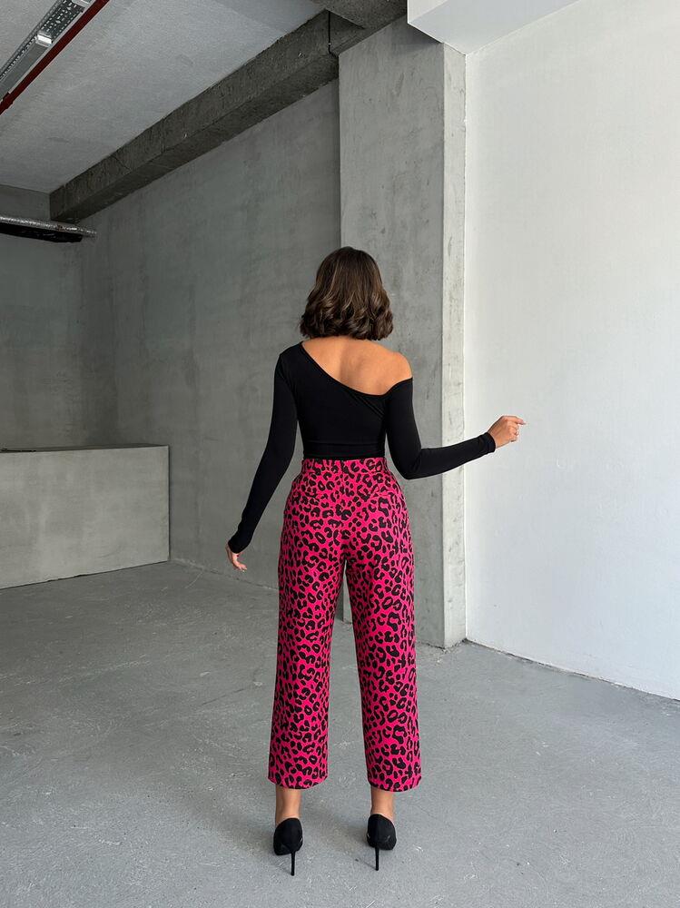 Desenli Toptan Pantolon - Fujya Siyah | TOPSHOW